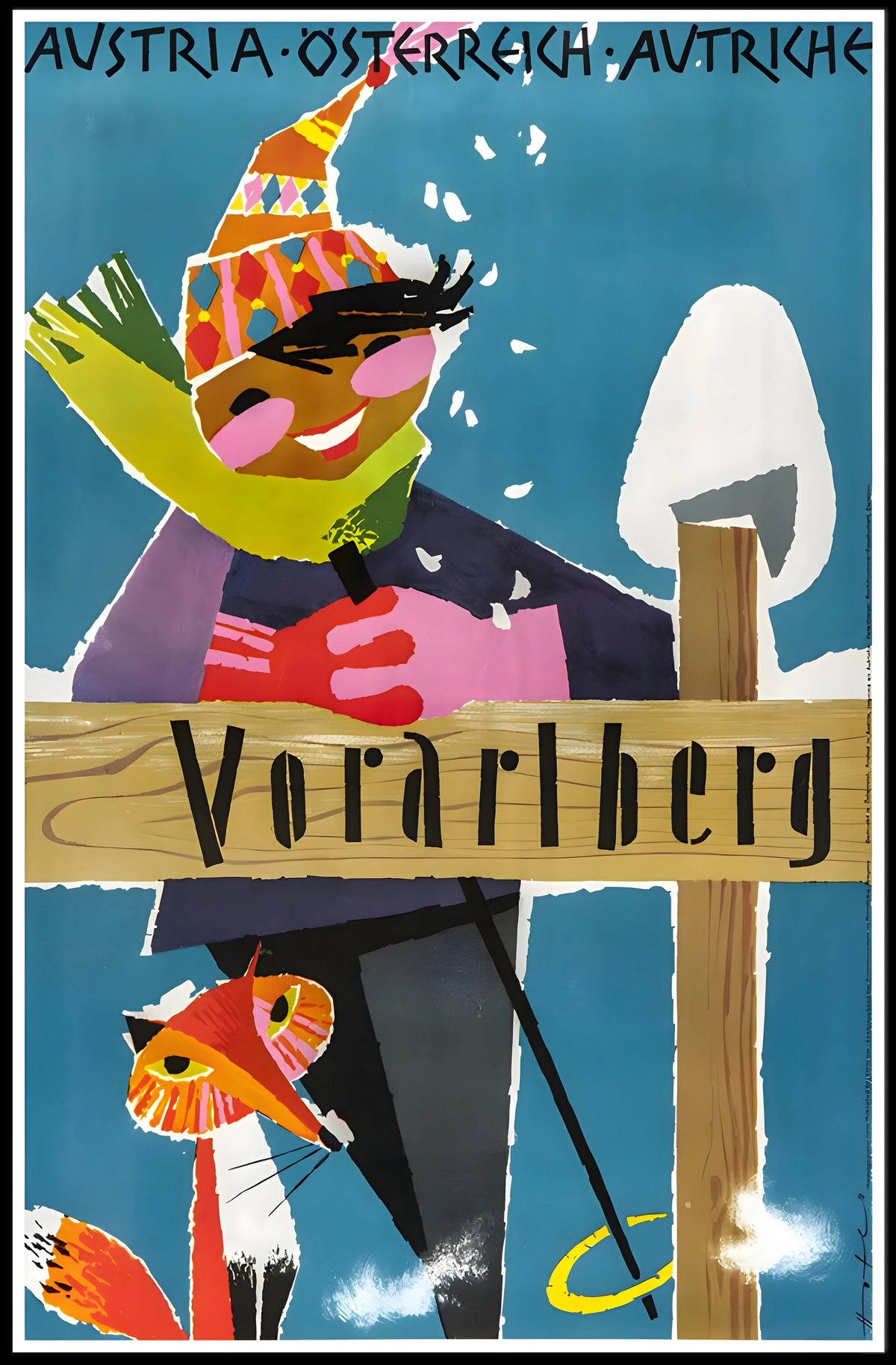 Winter Fun In Vorarlberg Poster