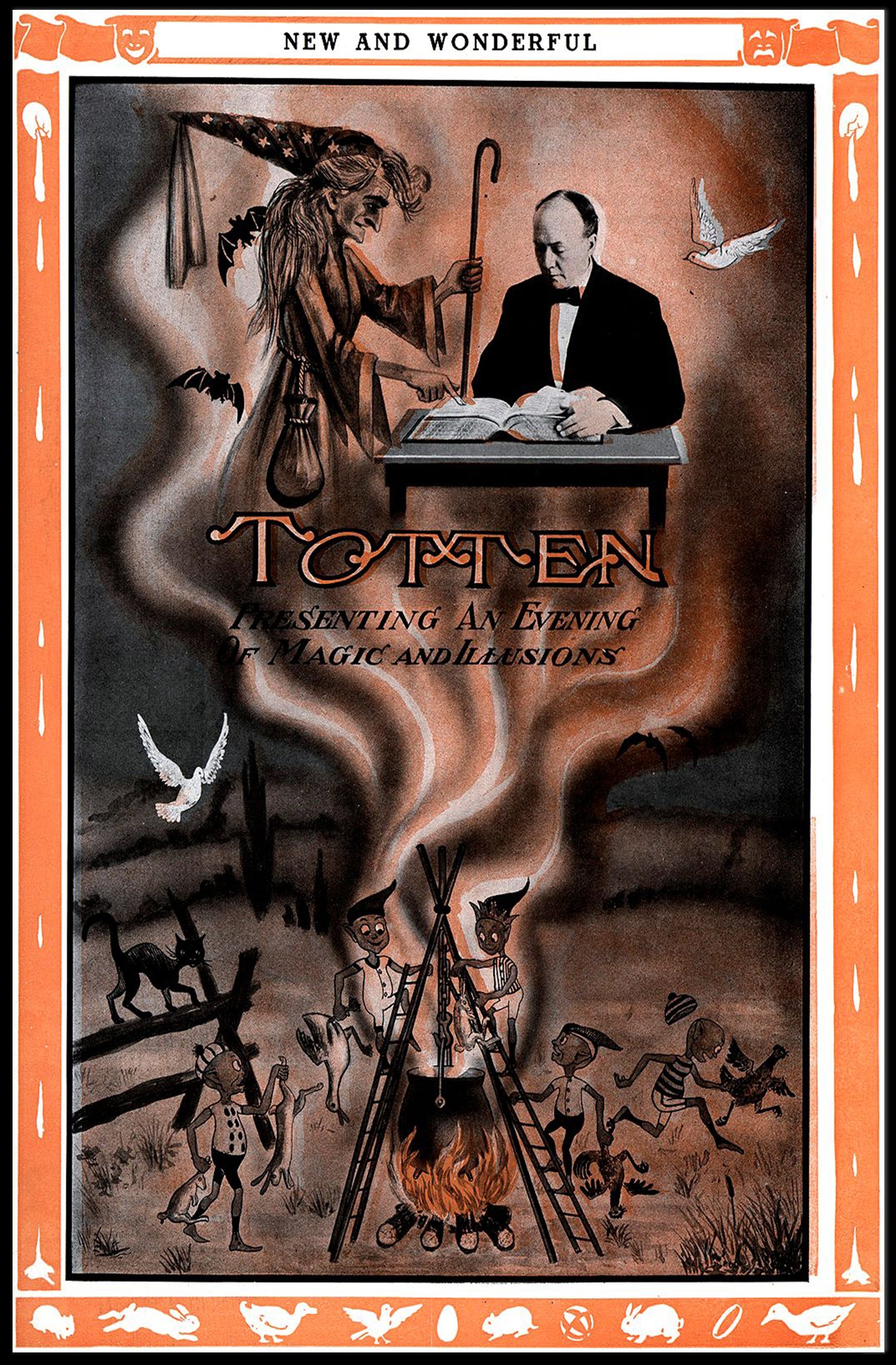 Magic Illusions Vintage Poster: Cultural and Heritage Poster
