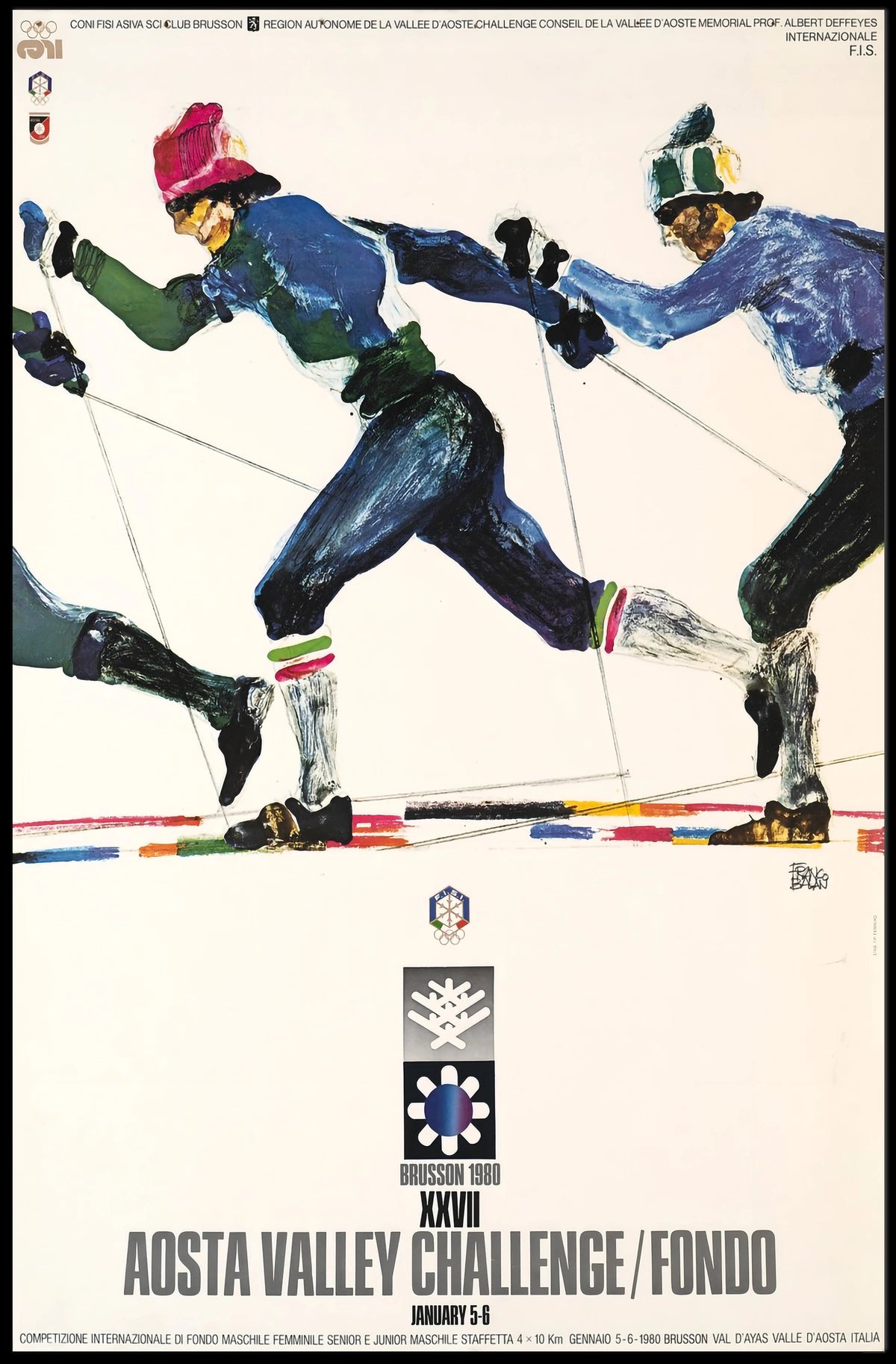 Aosta Valley Challenge 1980 Poster