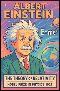 Albert Einstein The Theory Of Poster