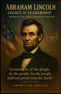 Abraham Lincoln Legacy of Leadership Poster