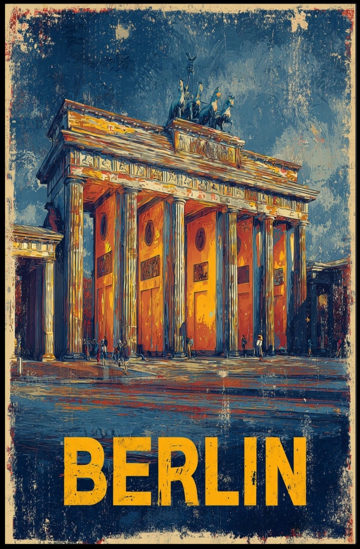 Berlin Iconic Landmark Poster