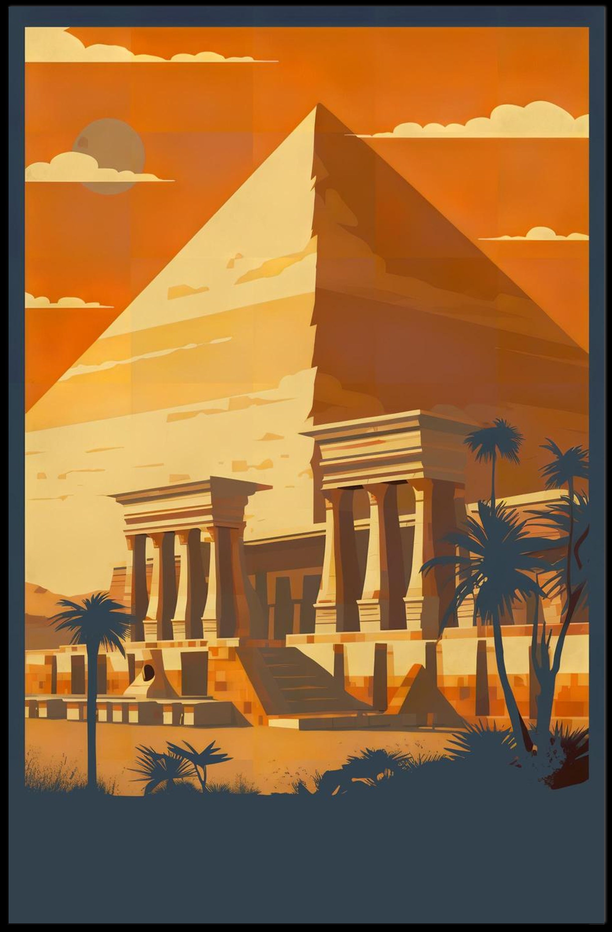 Ancient Oasis Poster