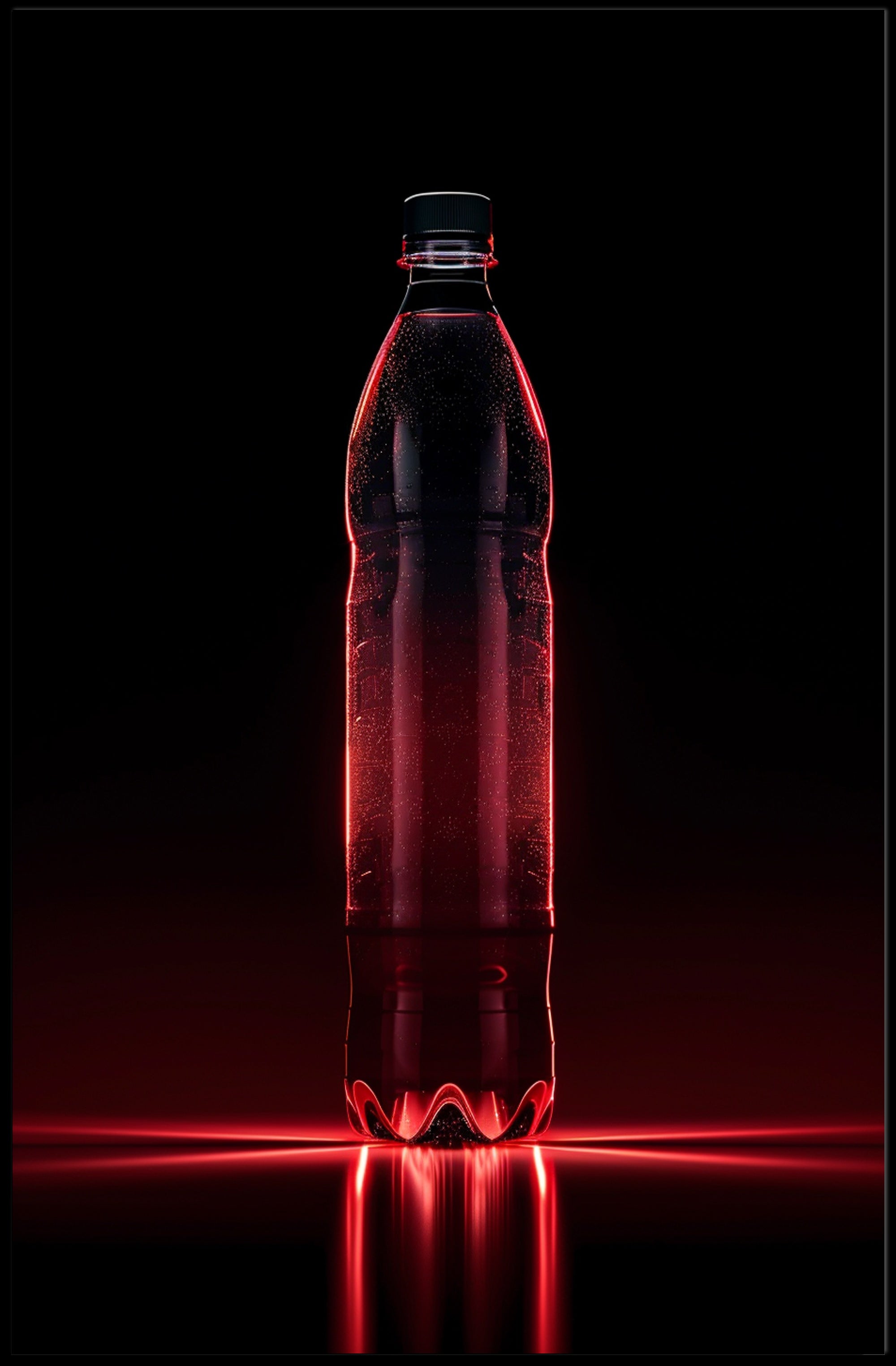 Majestic Eagle in Vibrant Abstract Sky Poster PosterGoat