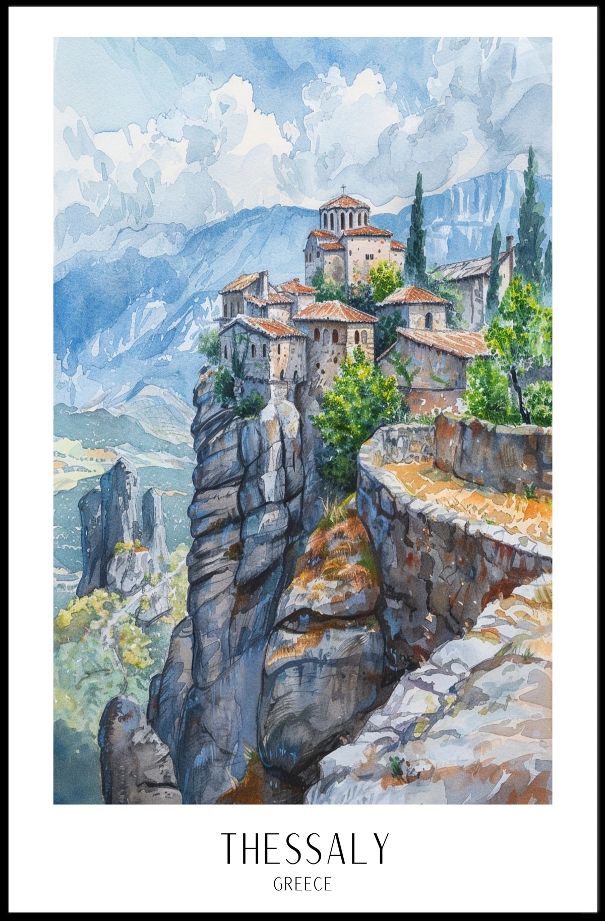 Thessaly, Greece Poster