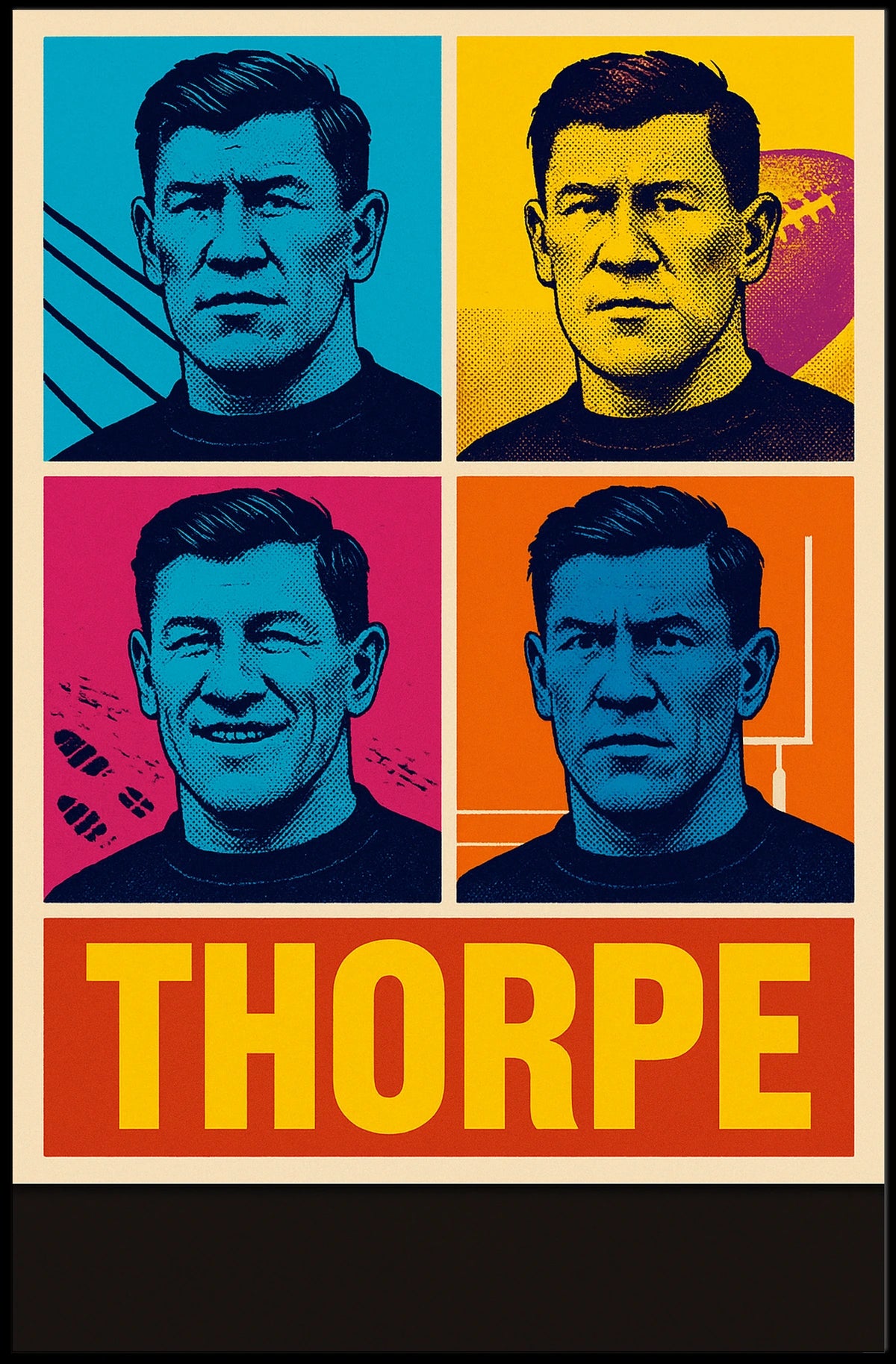 Thorpe Iconic Legacy Art Poster
