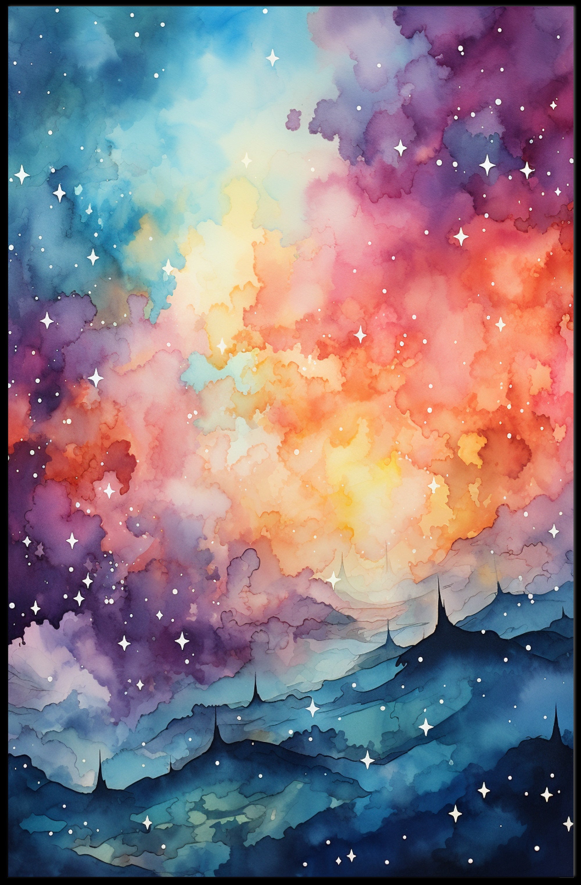 Cosmic Dreamscape Poster PosterGoat