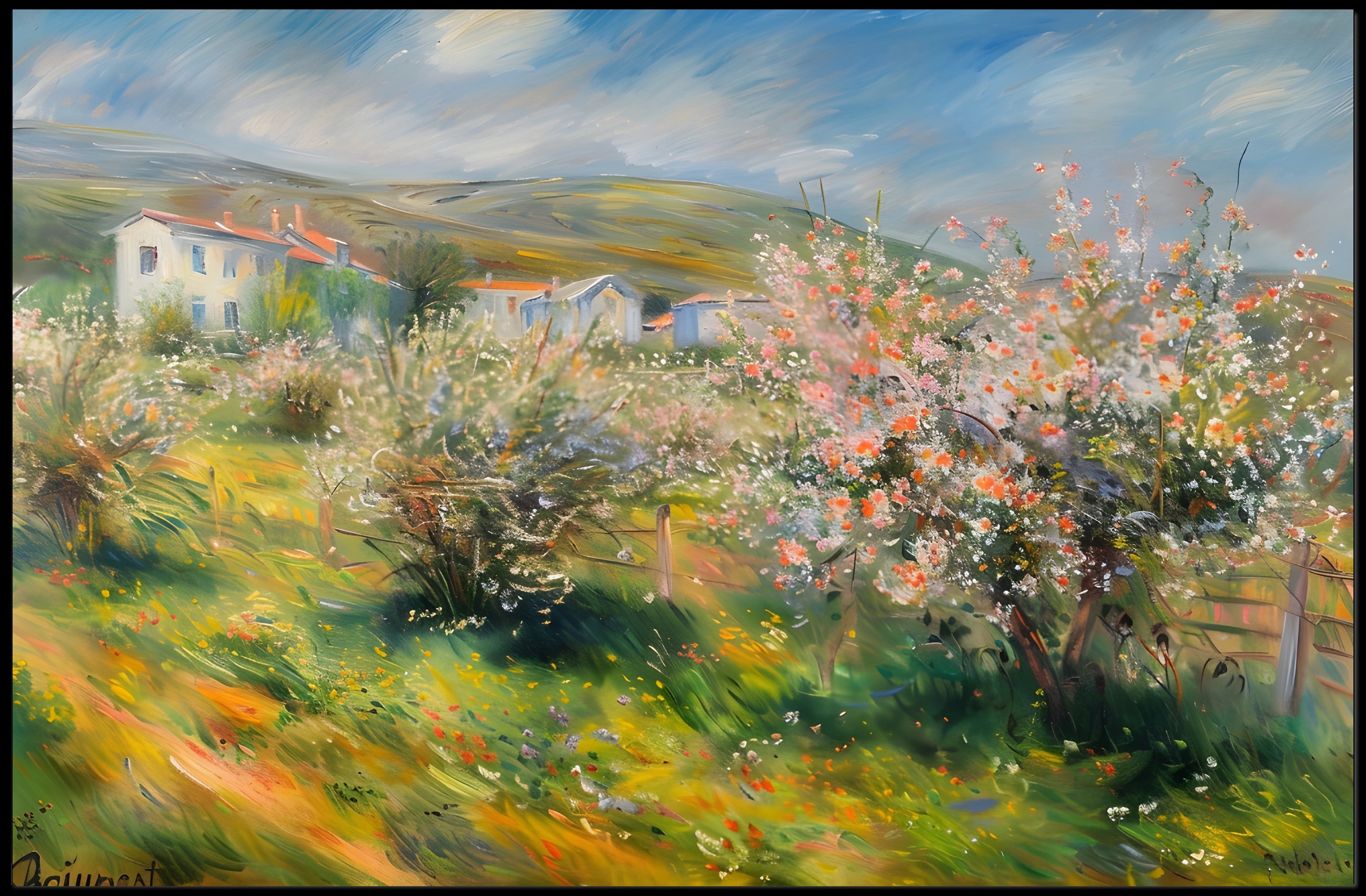 Springtime in the Countryside Poster