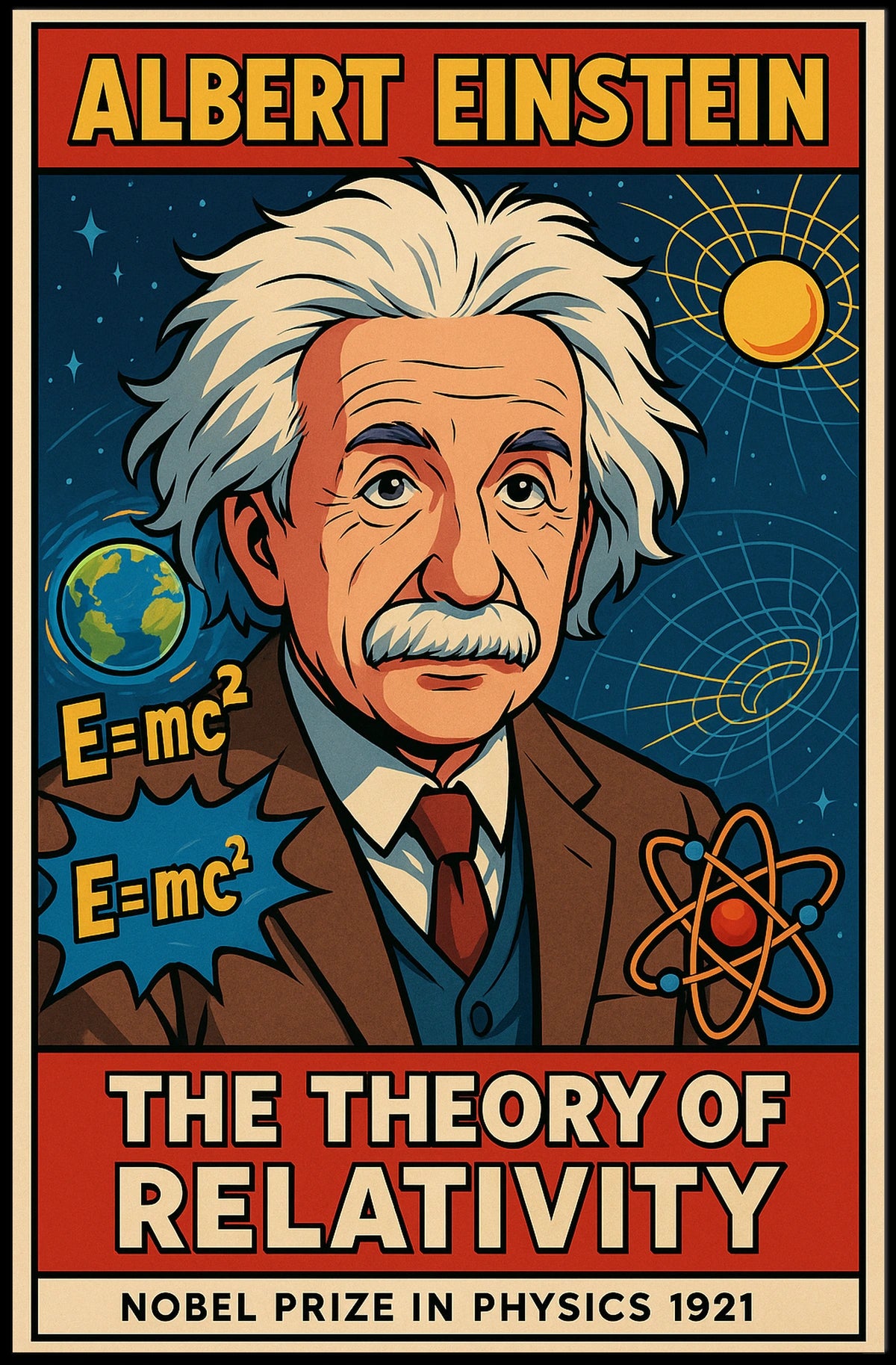 Albert Einstein The Theory Of Poster