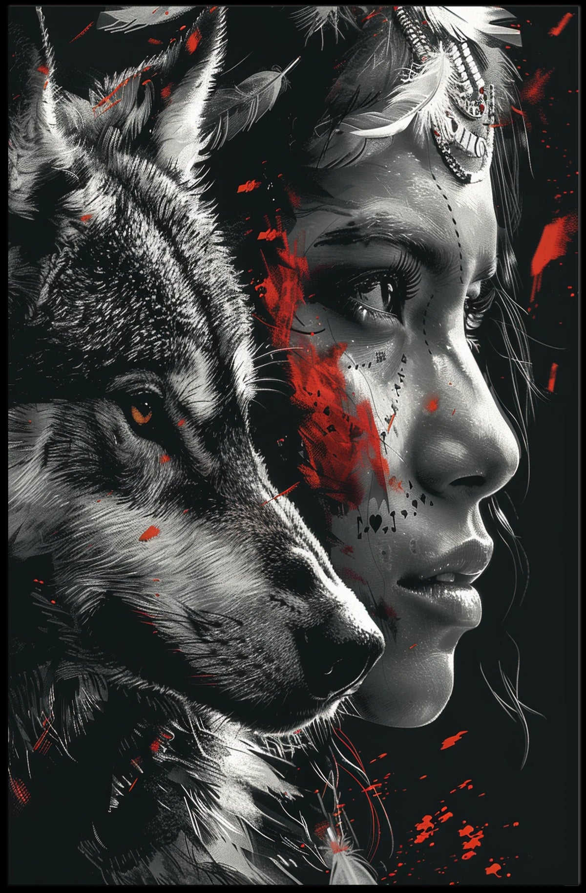 Spirit Of The Wolf Poster