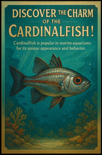 Discover the Charm of the Cardinalfish Poster