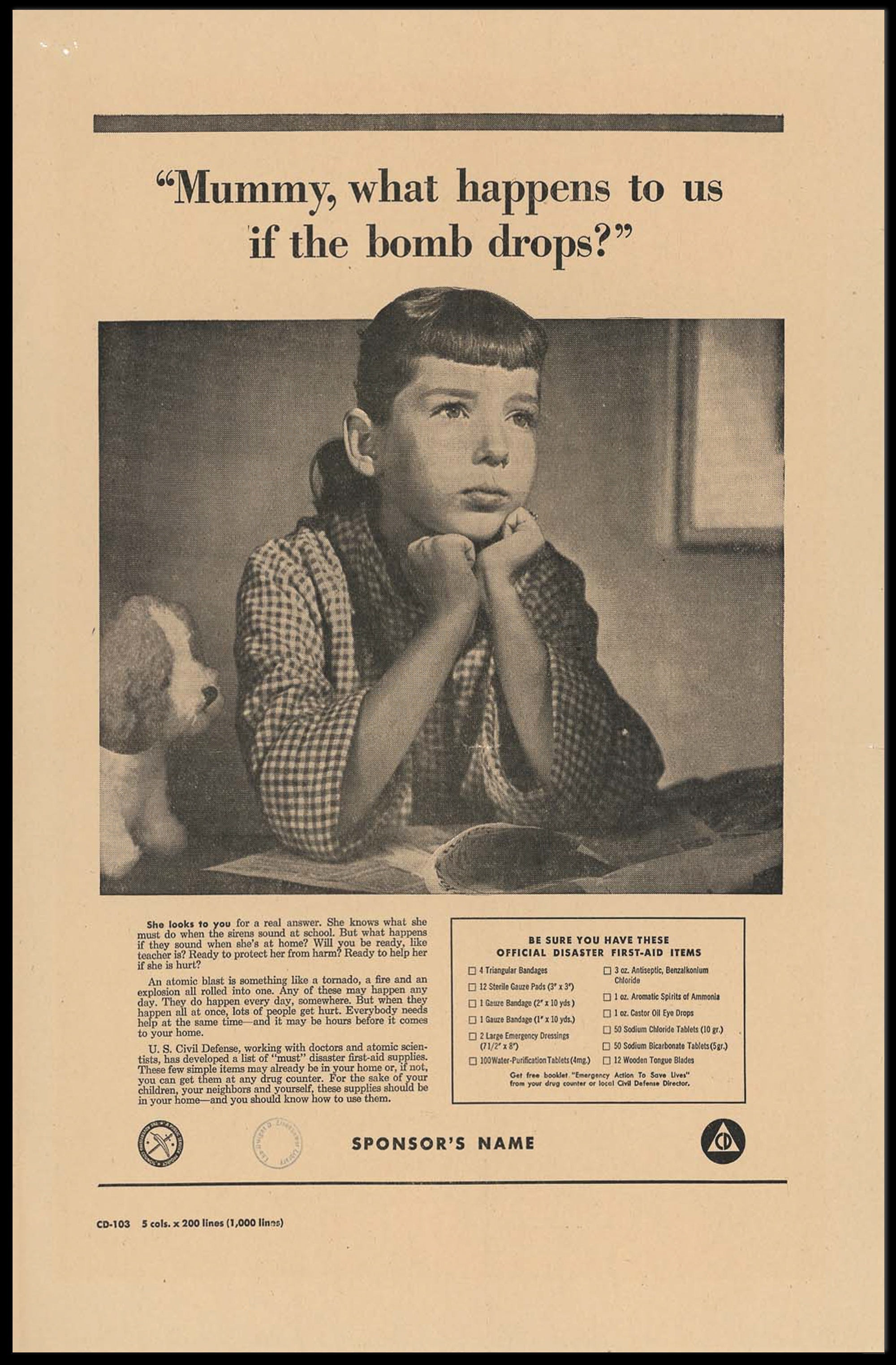 Cold War Era Nuclear Safety Political or Propaganda Poster PosterGoat