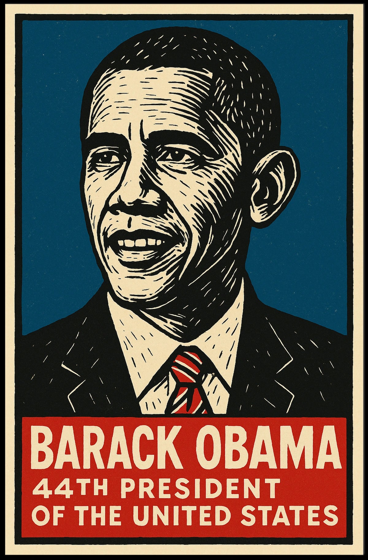 Barack Obama 44th President Poster