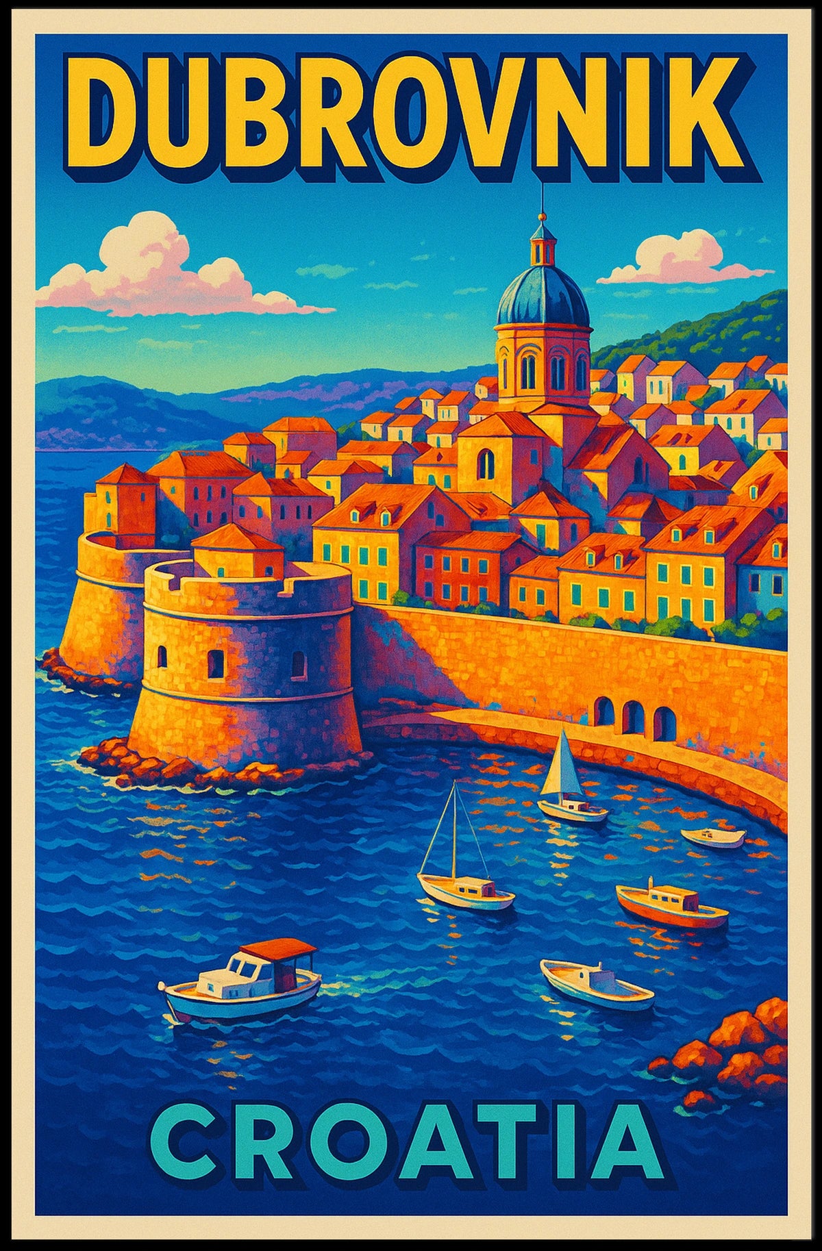 Dubrovnik, Croatia Poster