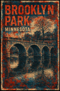 Brooklyn Park Minnesota Scenic Wanderlust Poster