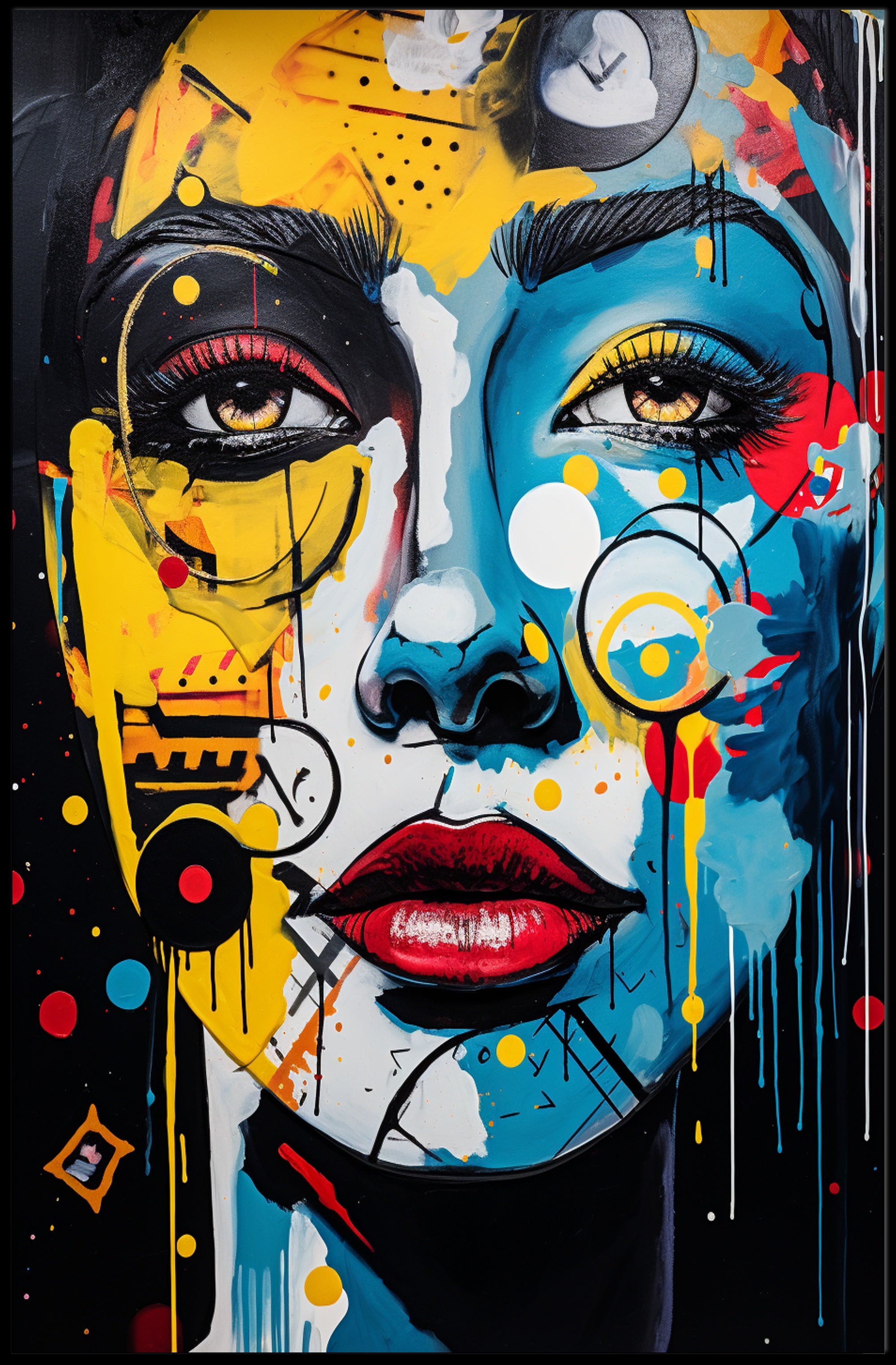 Vibrant Expression Poster