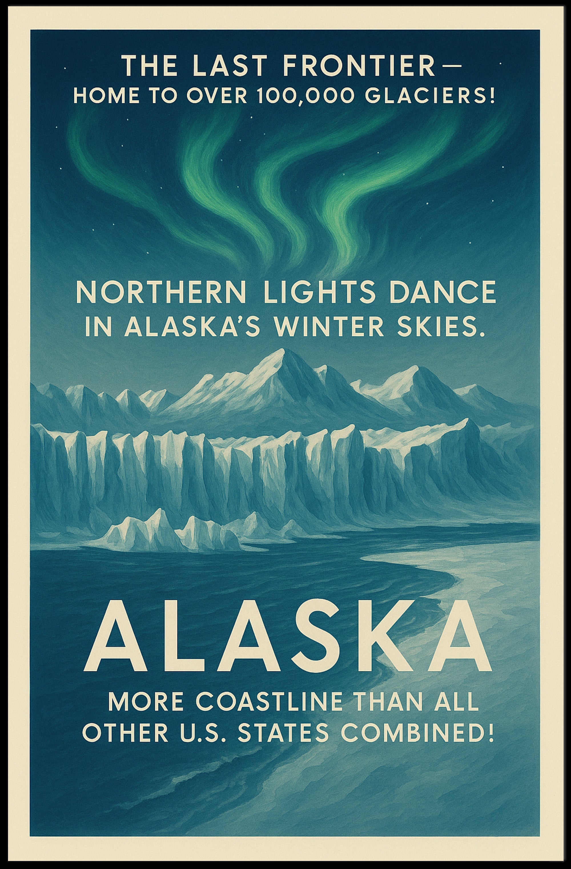 The Last Frontier Alaska Poster