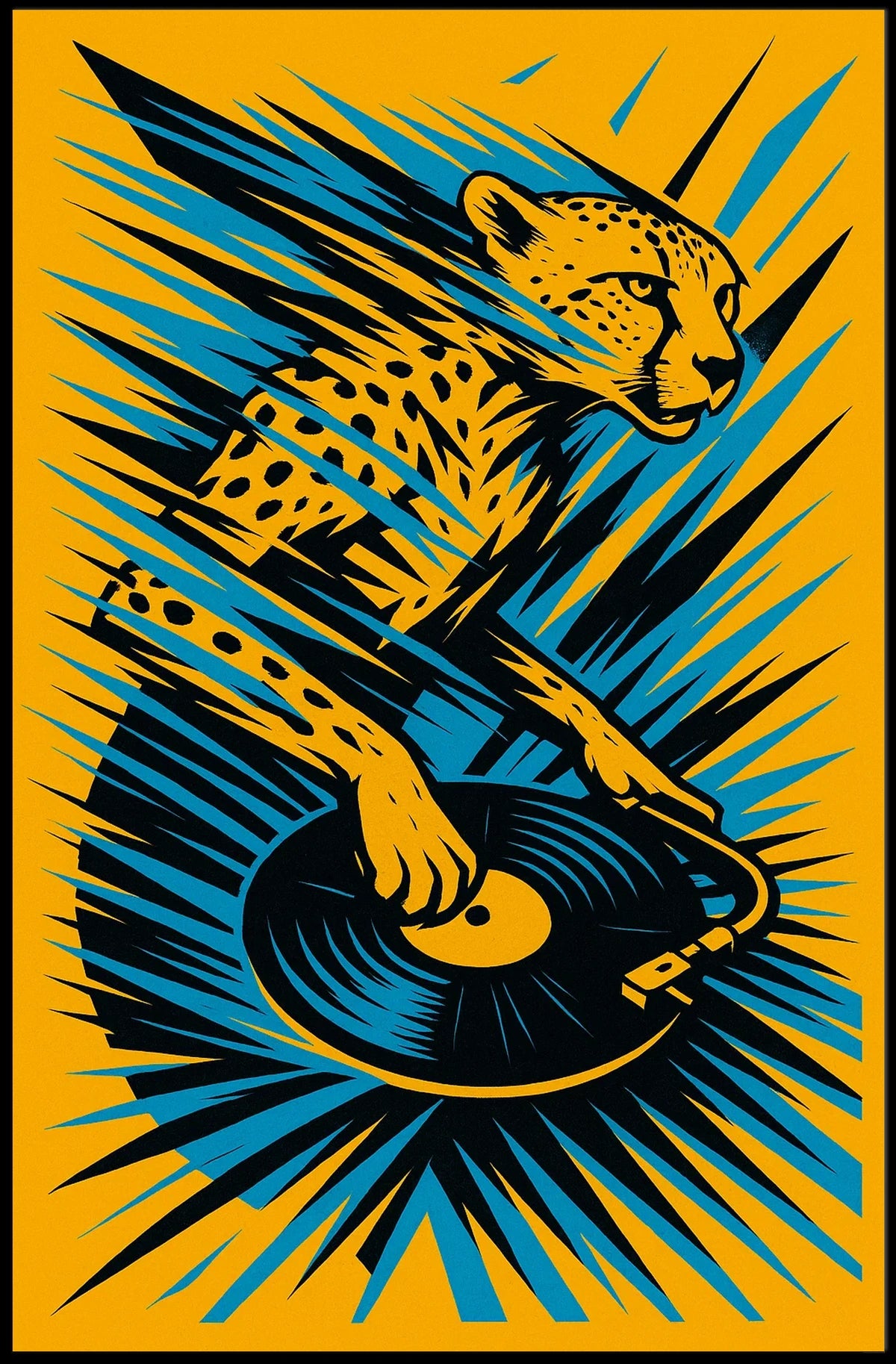 Cheetah Dj Vibes Poster