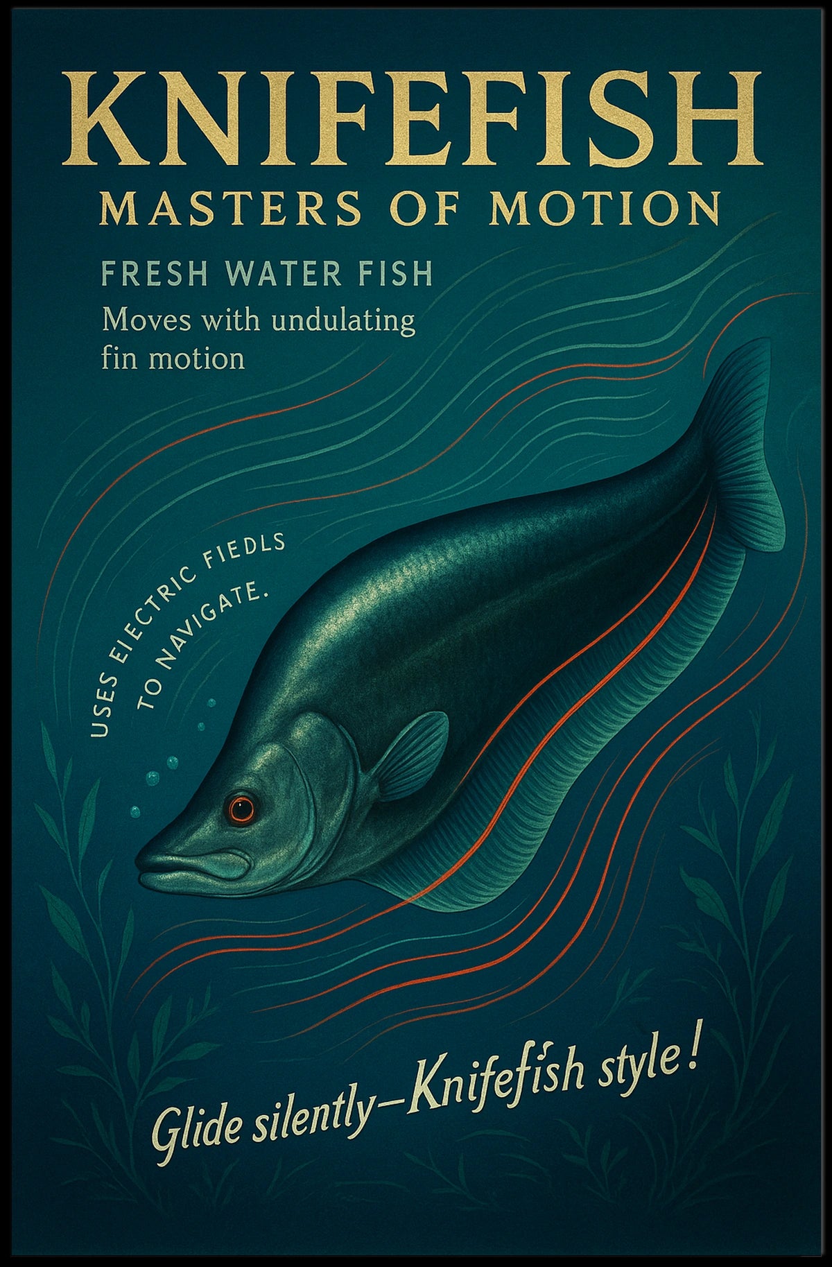 Knifefish Masters of Motion Poster