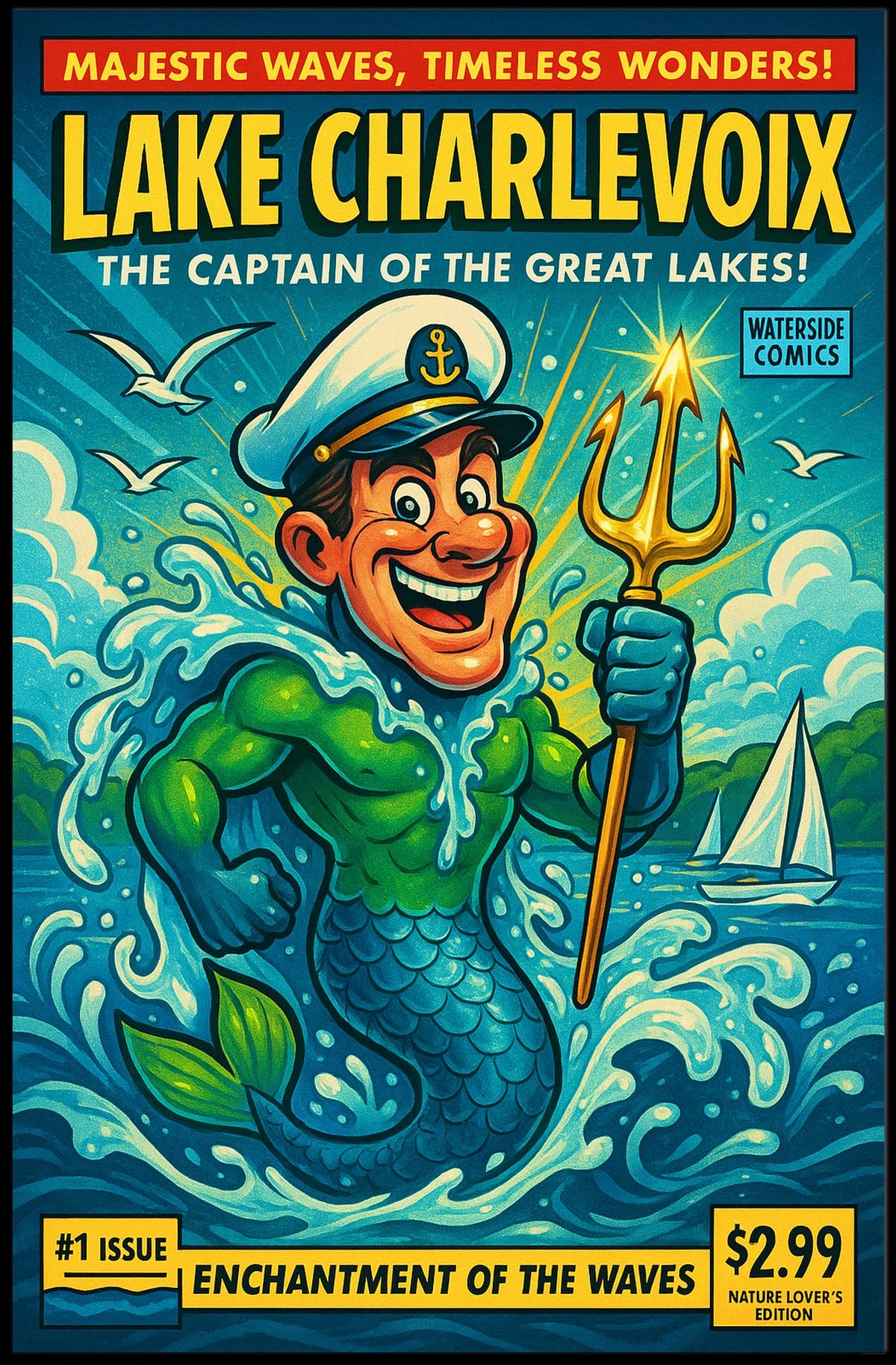 Lake Charlevoix The Captain Of The Poster