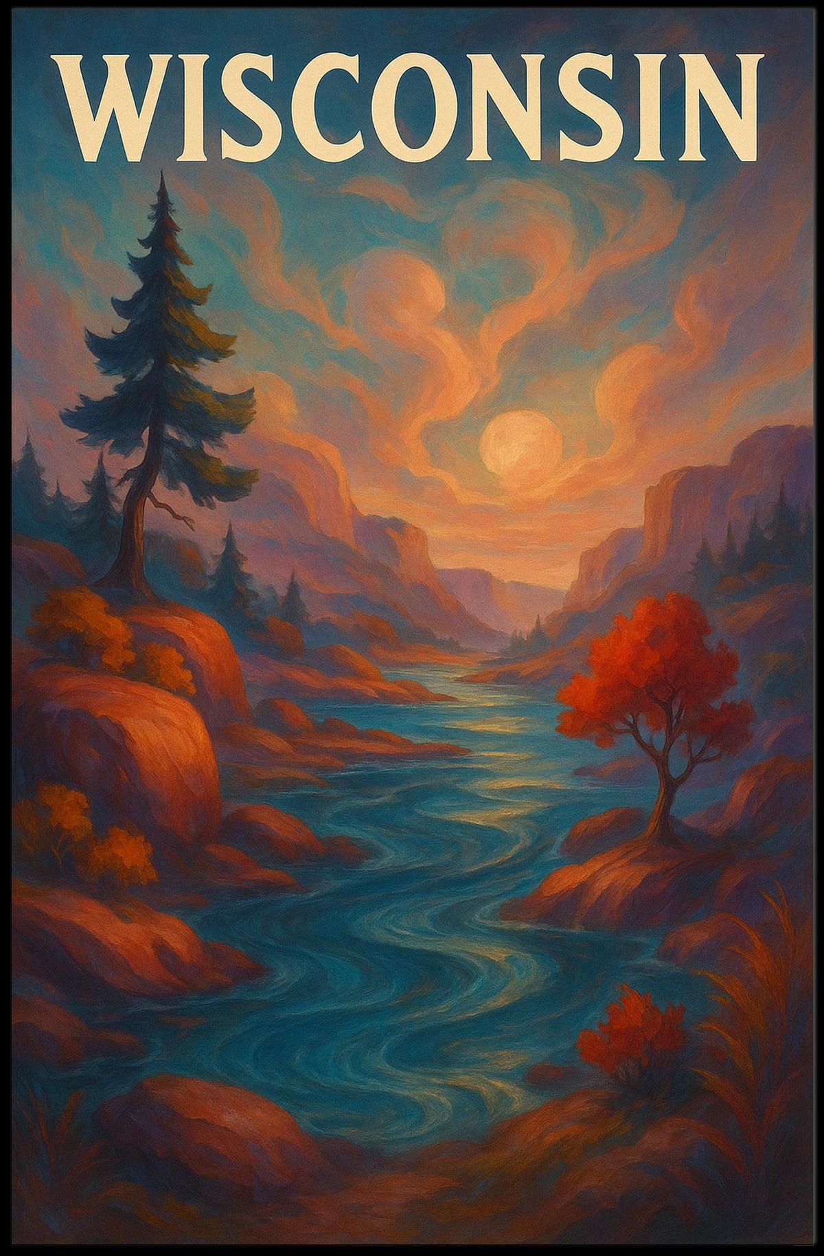 Wisconsin Landscape Poster
