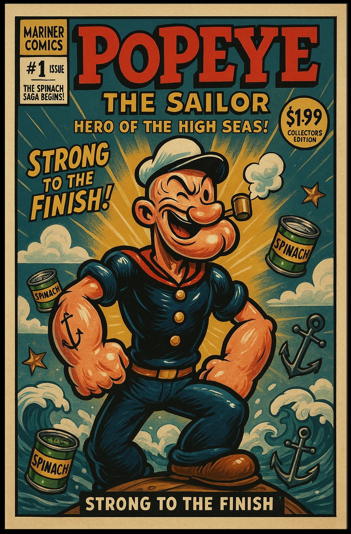 Popeye 1929 Art Poster POP-234
