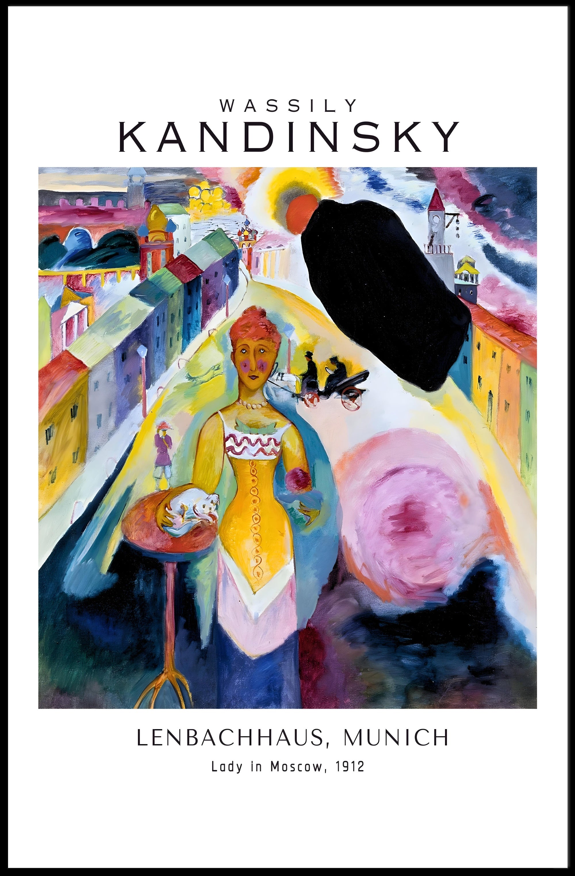 Lady in Moscow 1912 Poster