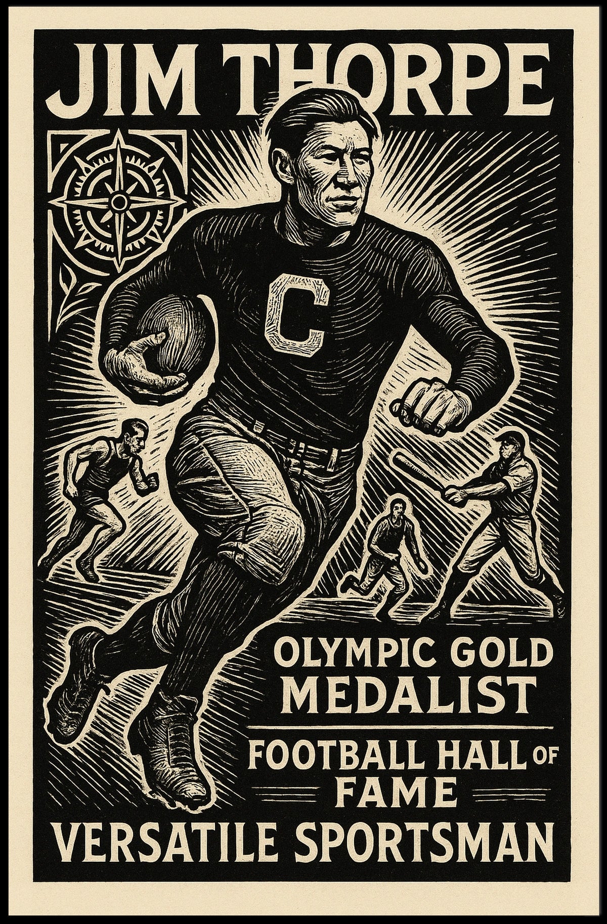 Celebrating a Legendary Athlete Poster