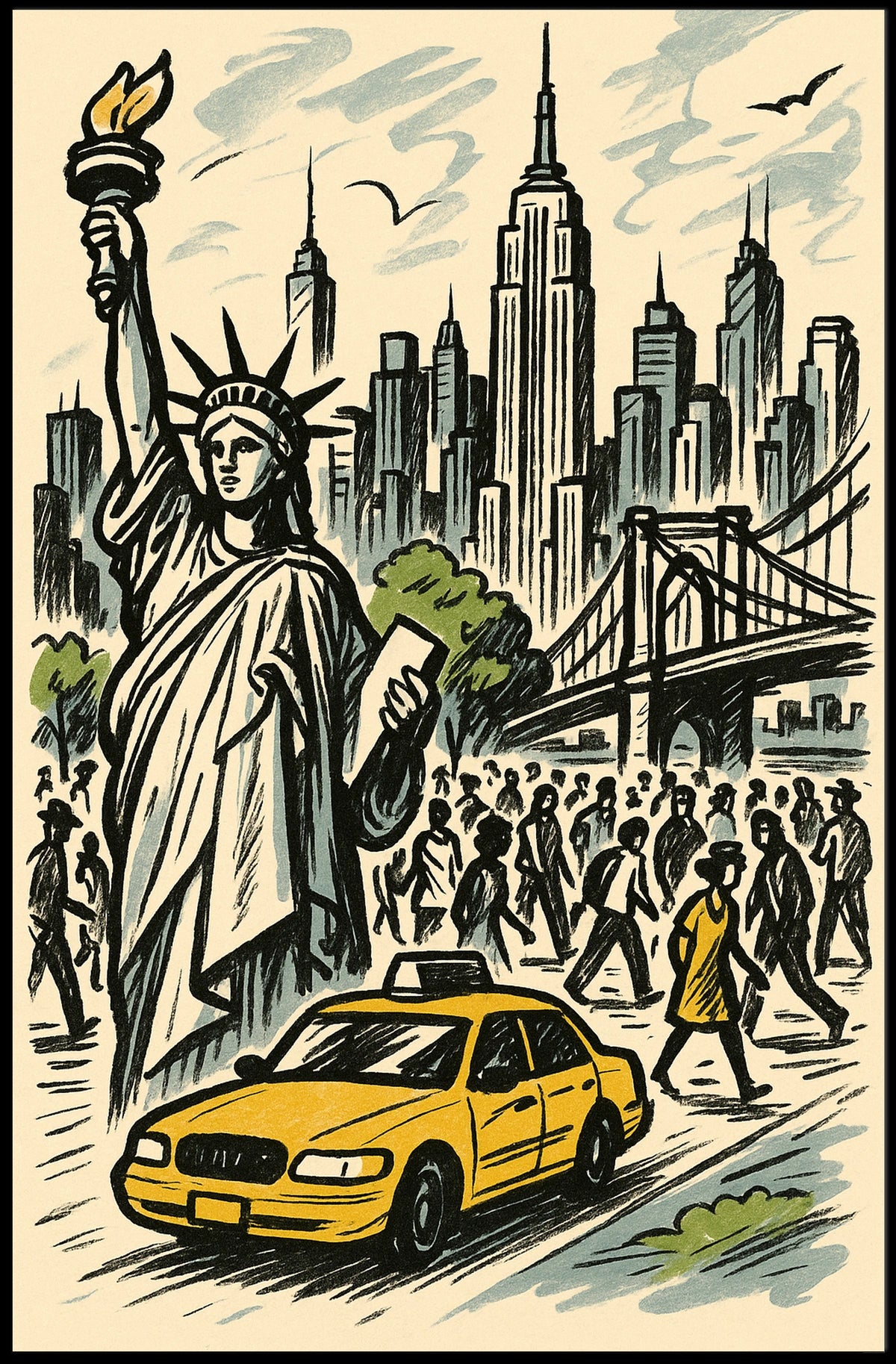 New York City Vibes Poster