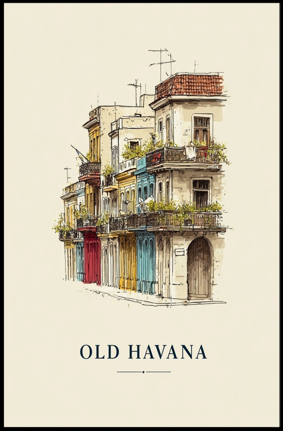 Old Havana Poster