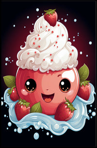 Sweet Delight Poster Whimsical Dreamscape Wall Art Print