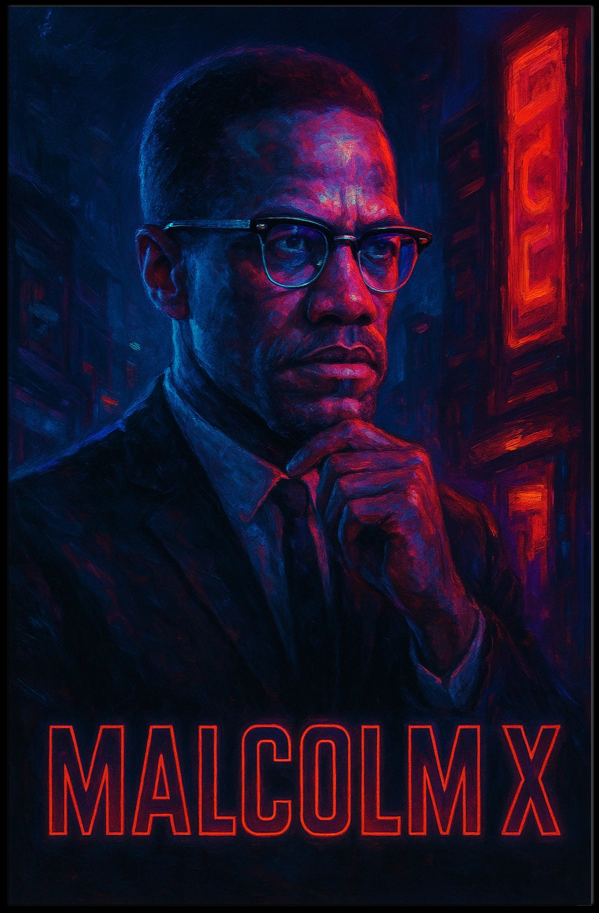 Malcolm X Poster