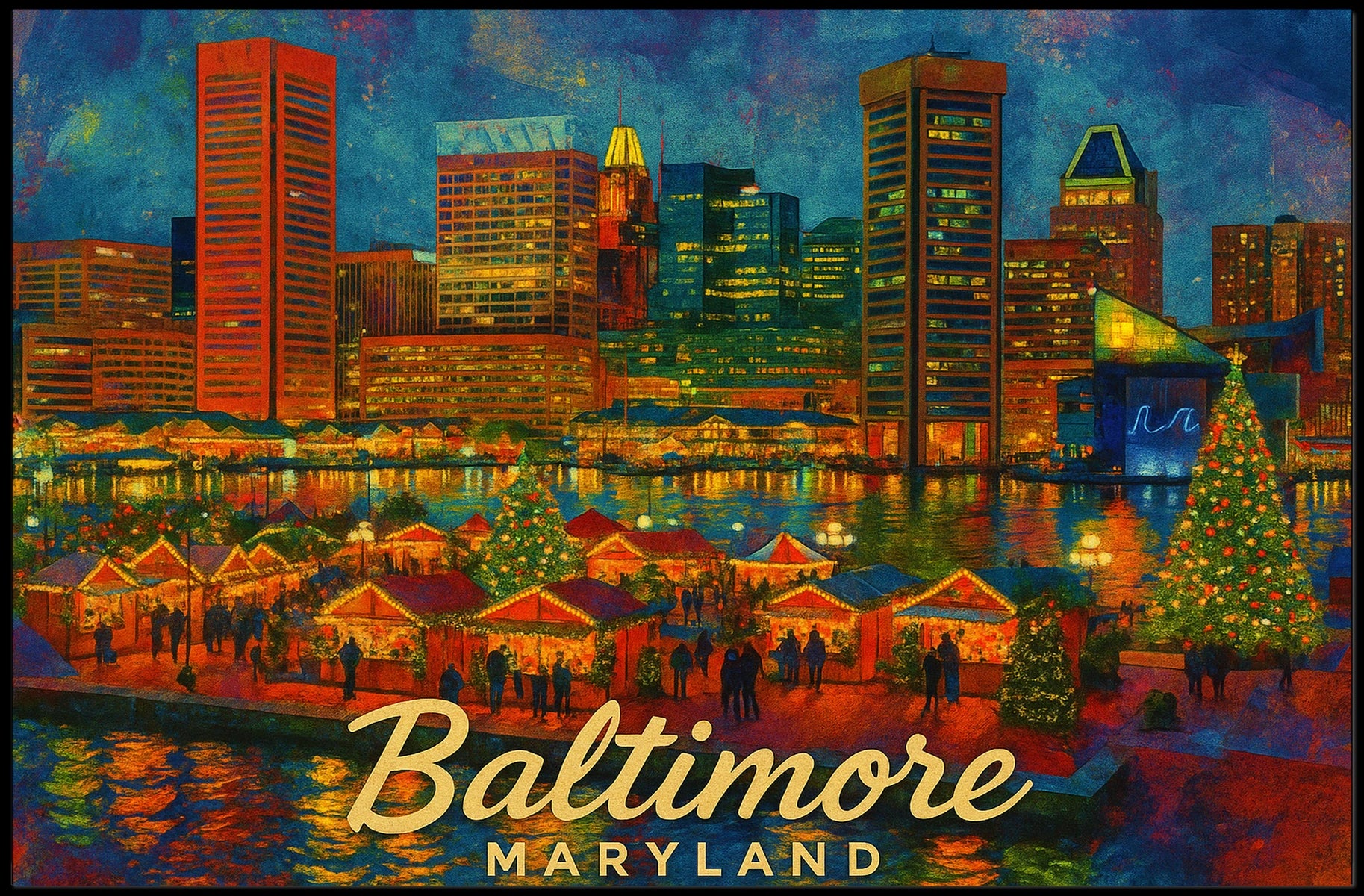 Baltimore Holiday Market Poster