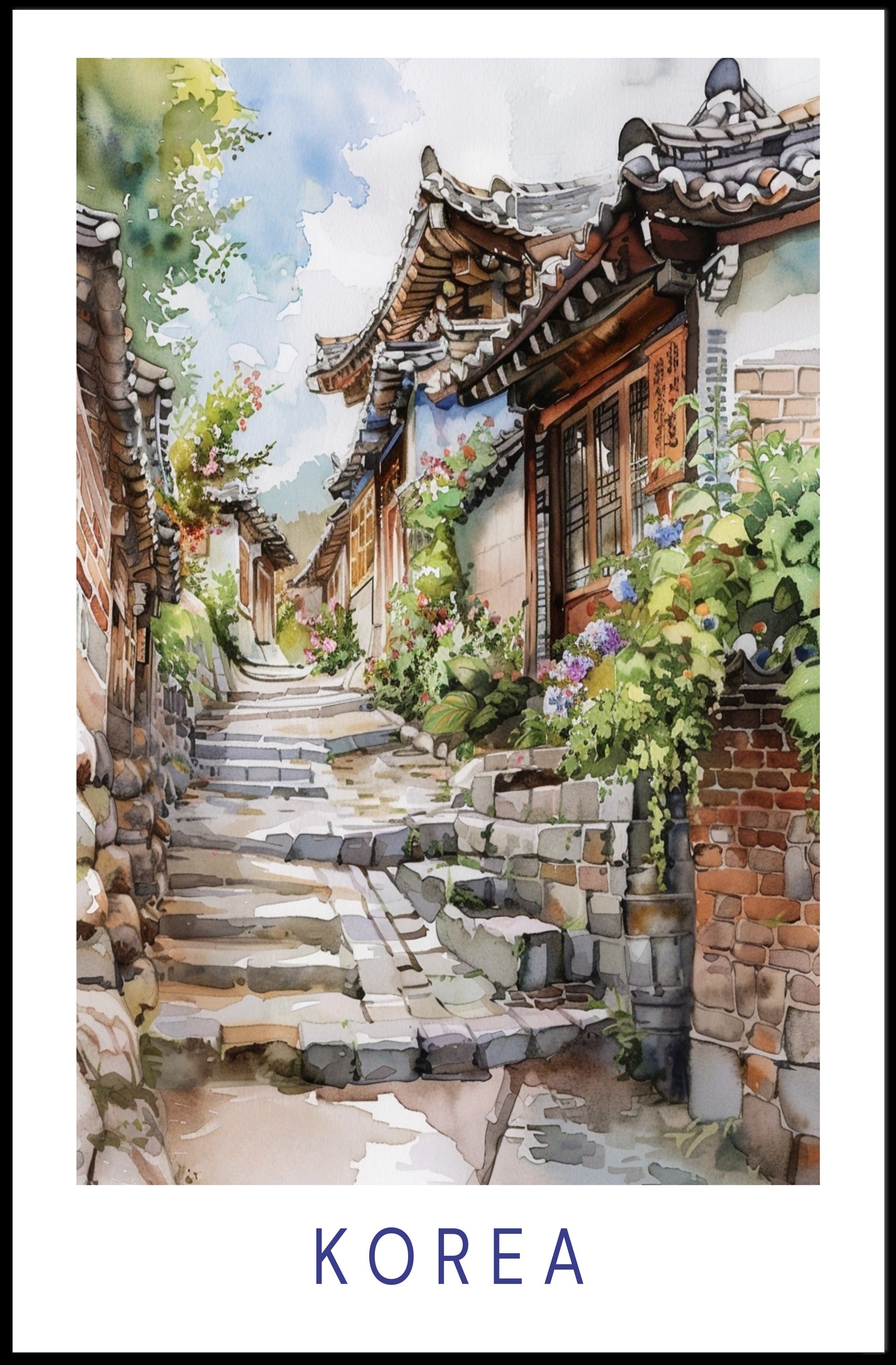 Scenic Korea Poster PosterGoat