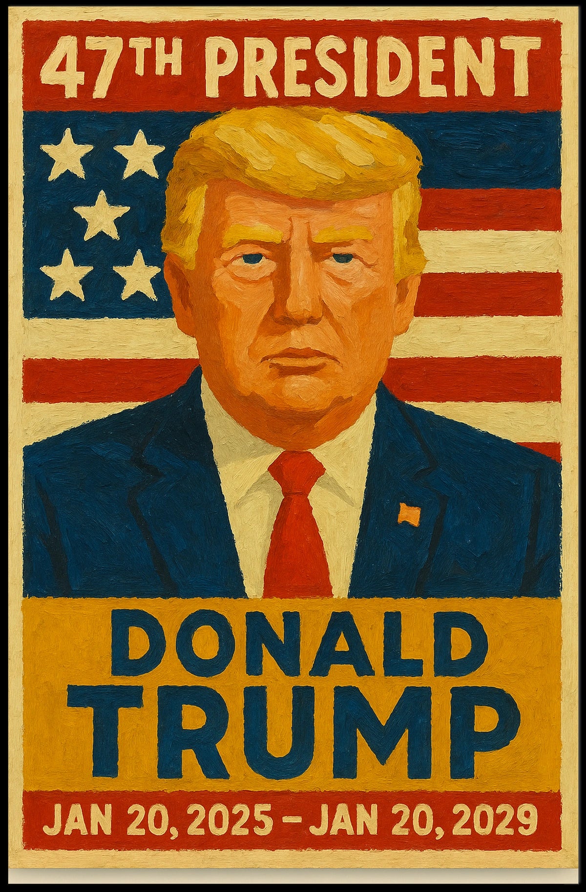Donald Trump 47Th President Poster