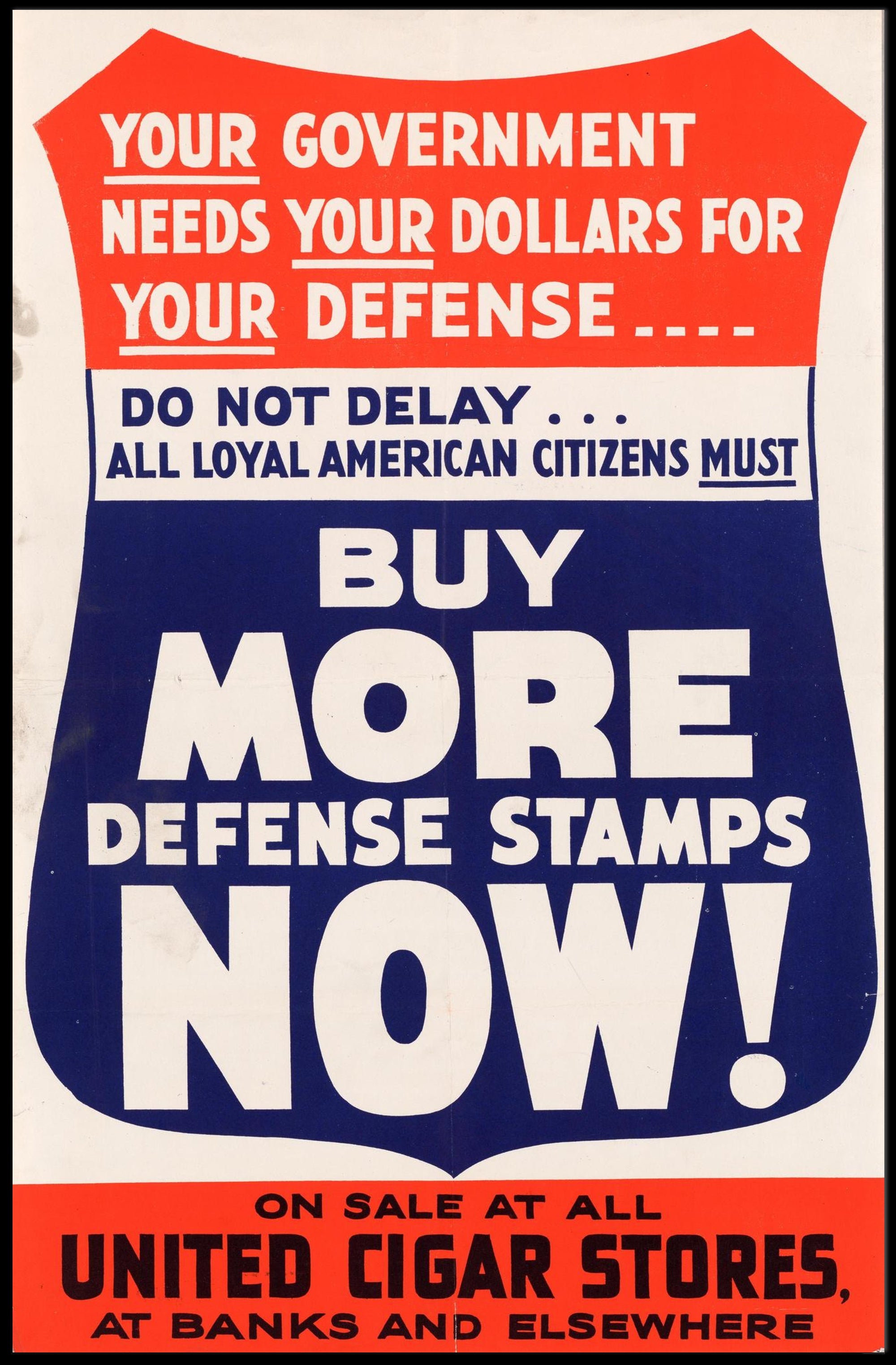 Support the Defense Effort Poster PosterGoat