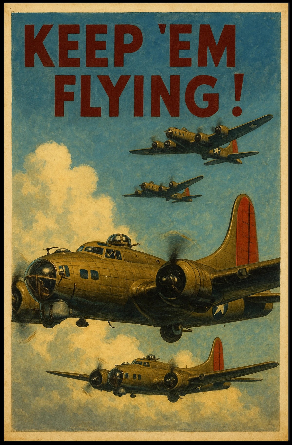 Keep Em Flying Poster
