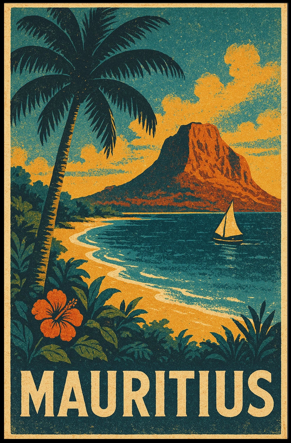 Mauritius Paradise Poster