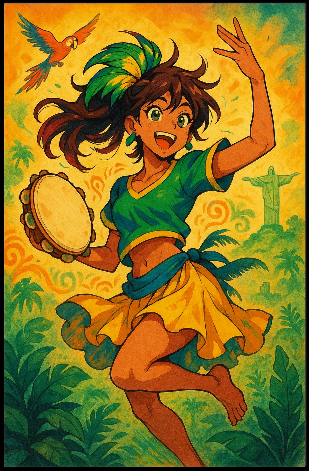 Vibrant Brazilian Celebration Poster