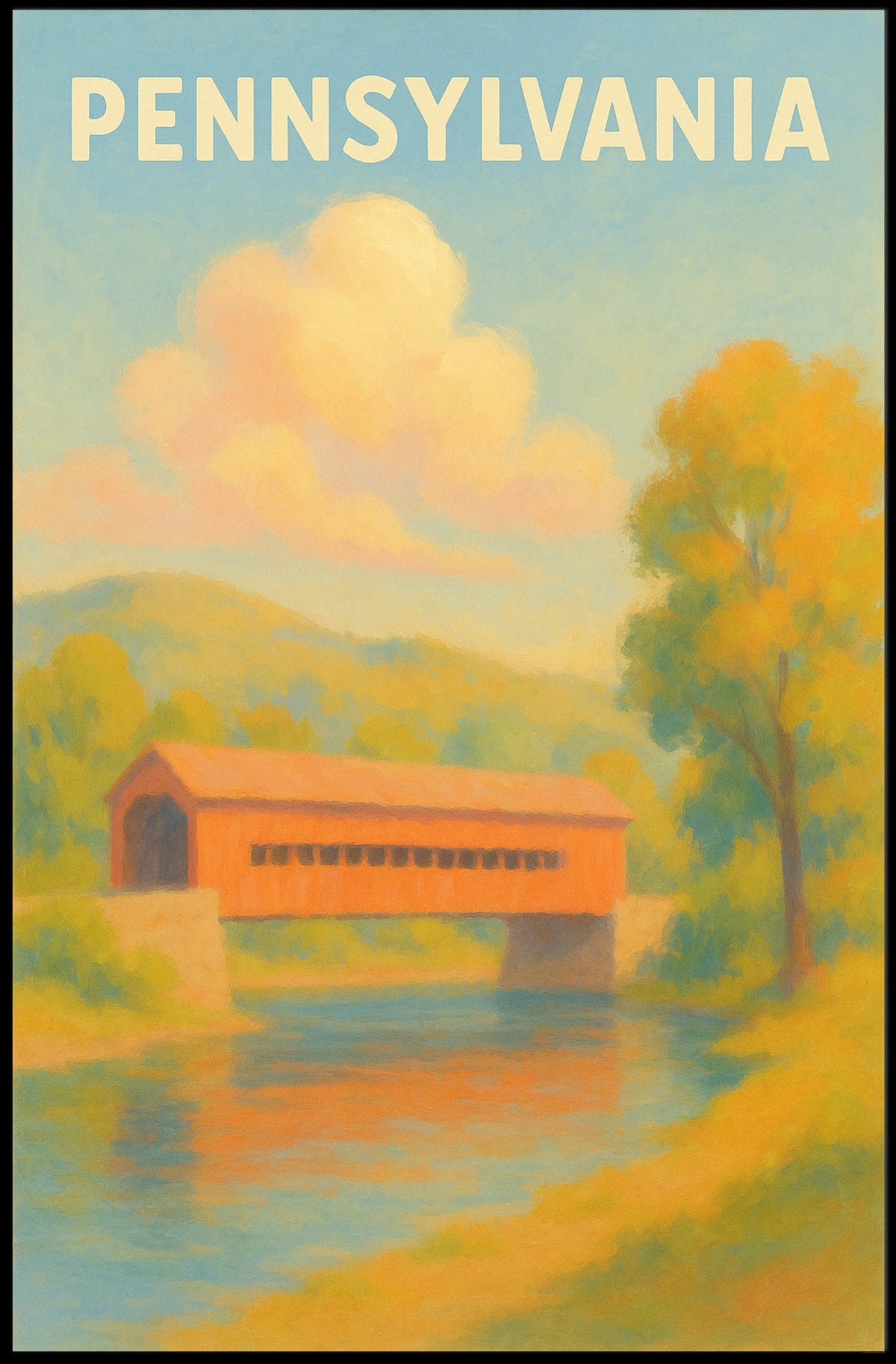 Pennsylvania Scenic Landscape Poster