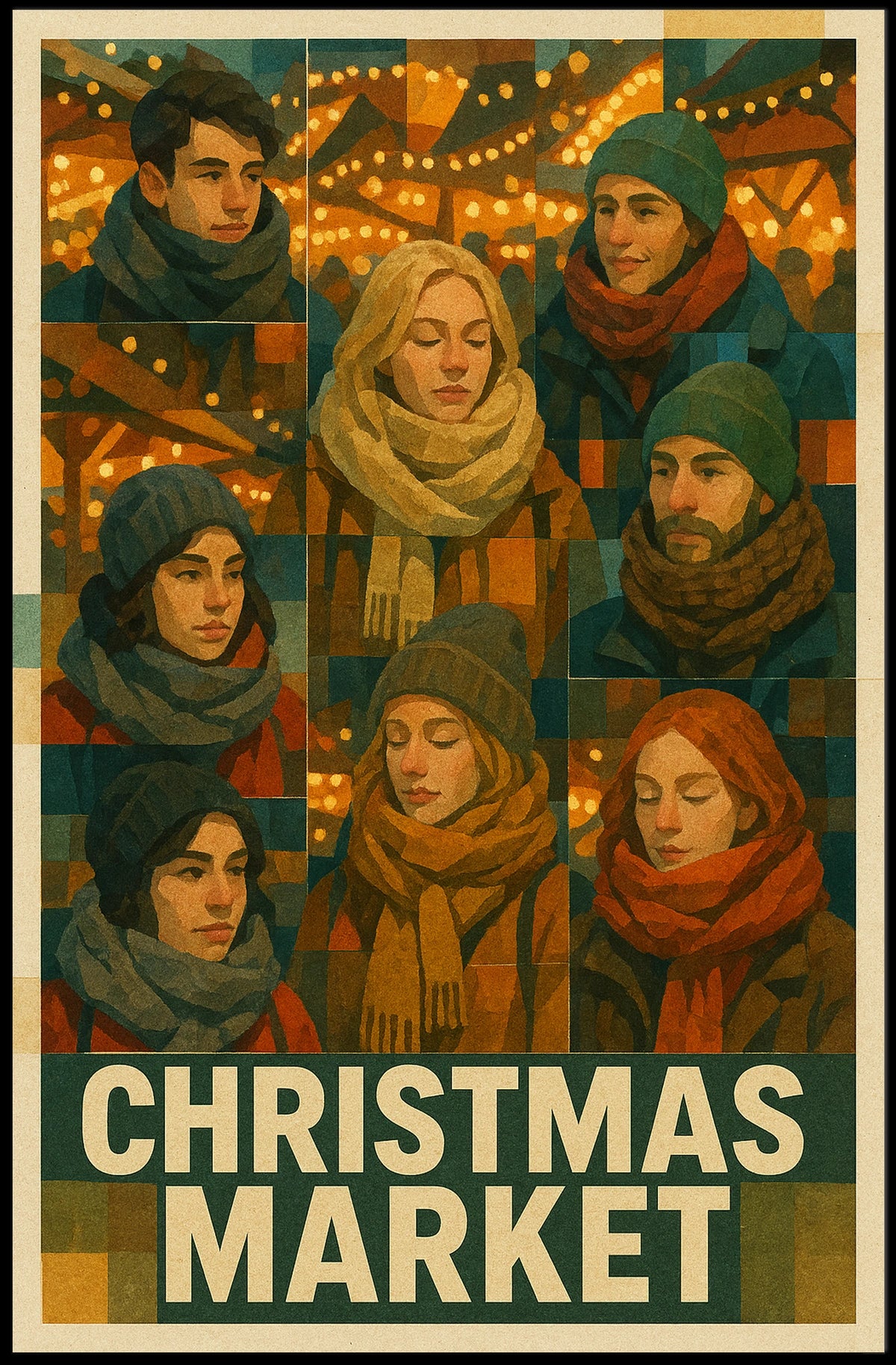 Christmas Market Poster