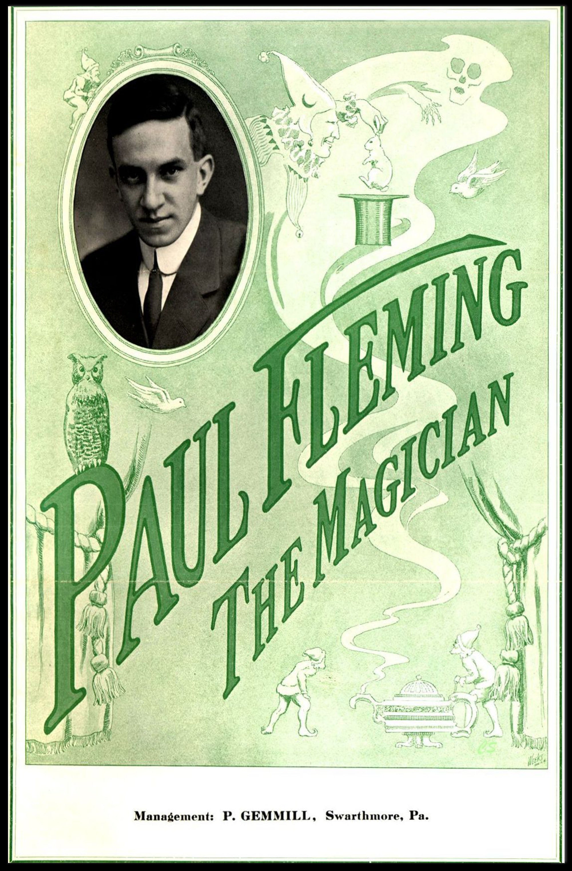 Paul Fleming Vintage Magic Poster - Abstract, Artistic Poster