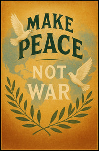Make Peace, Not War Poster