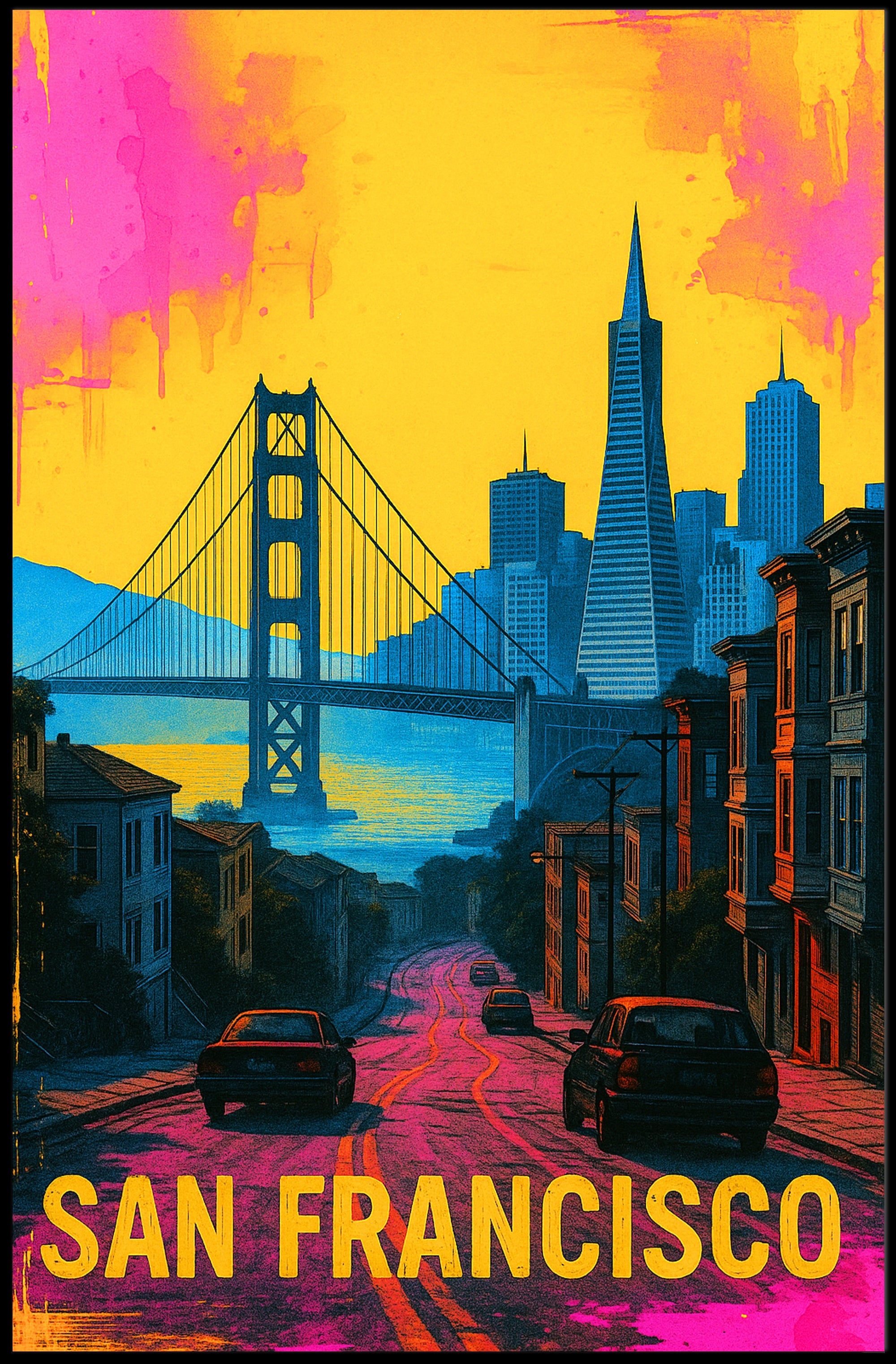 San Francisco Vibes Poster PosterGoat