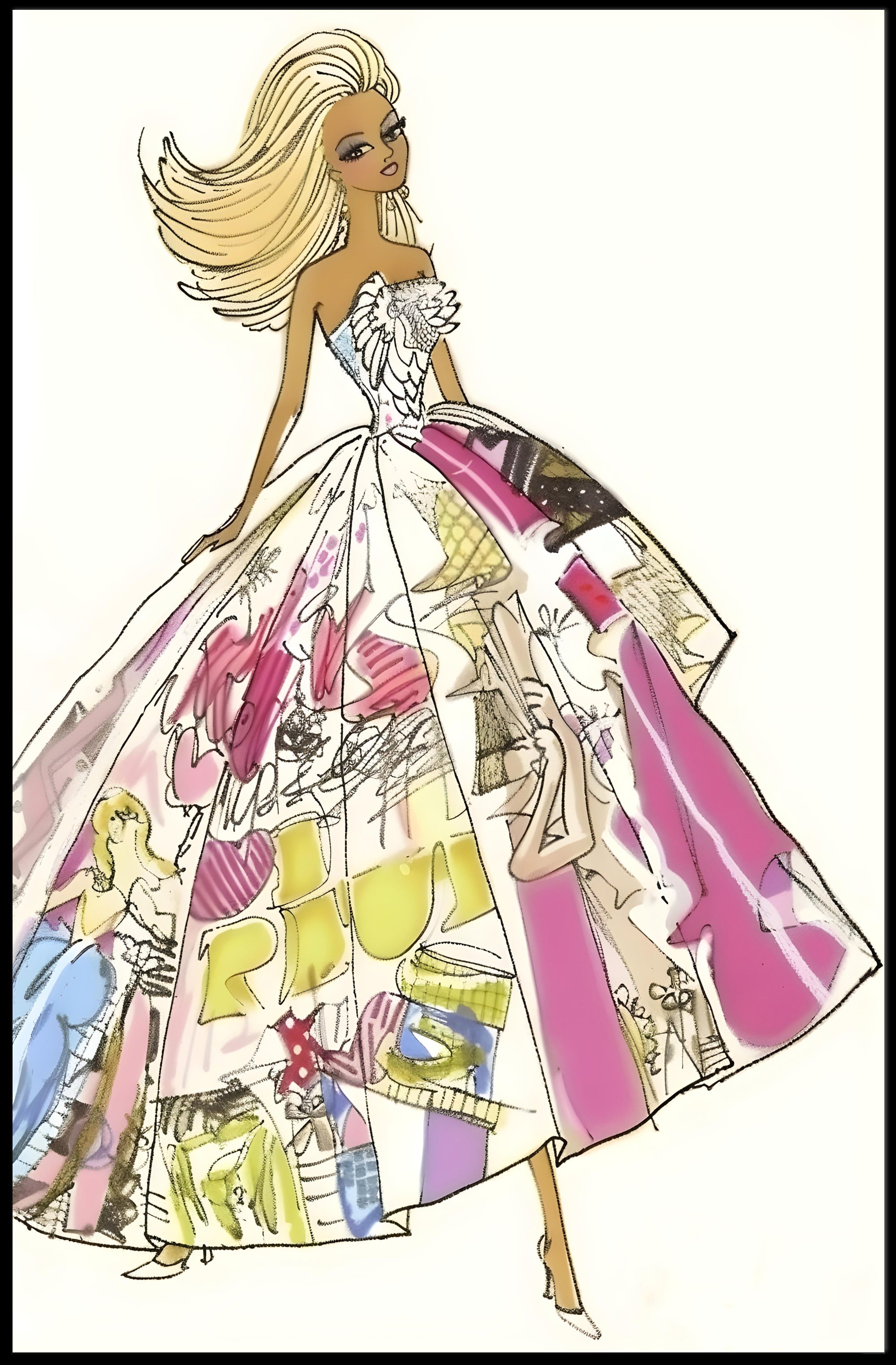 Fashion Illustration Extravaganza Poster