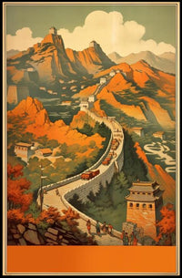 Journey Along the Great Wall Poster