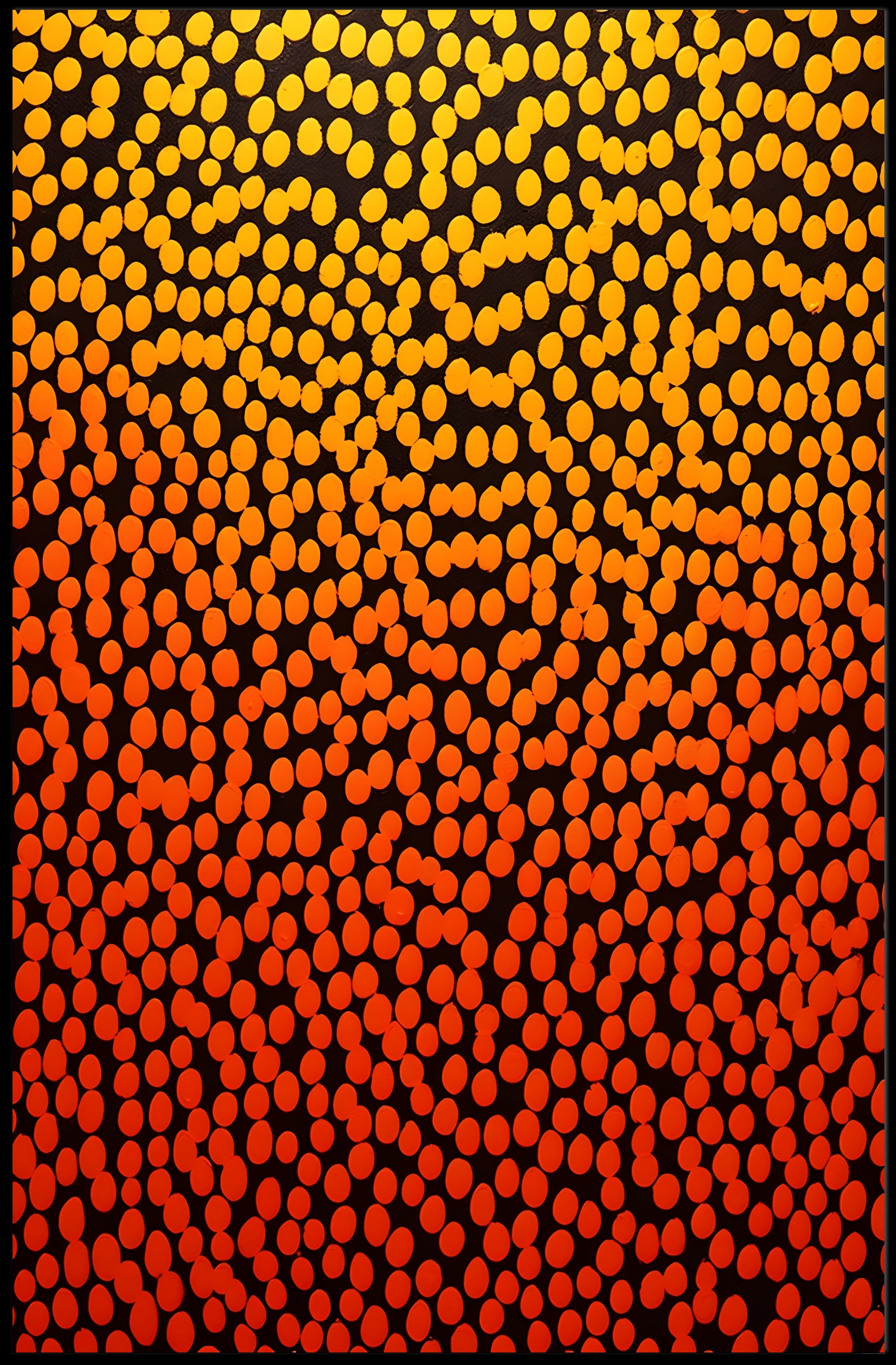 Vibrant Dots Abstract Poster Wall Art Print