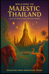 Majestic Thailand Land Of Smiles Poster