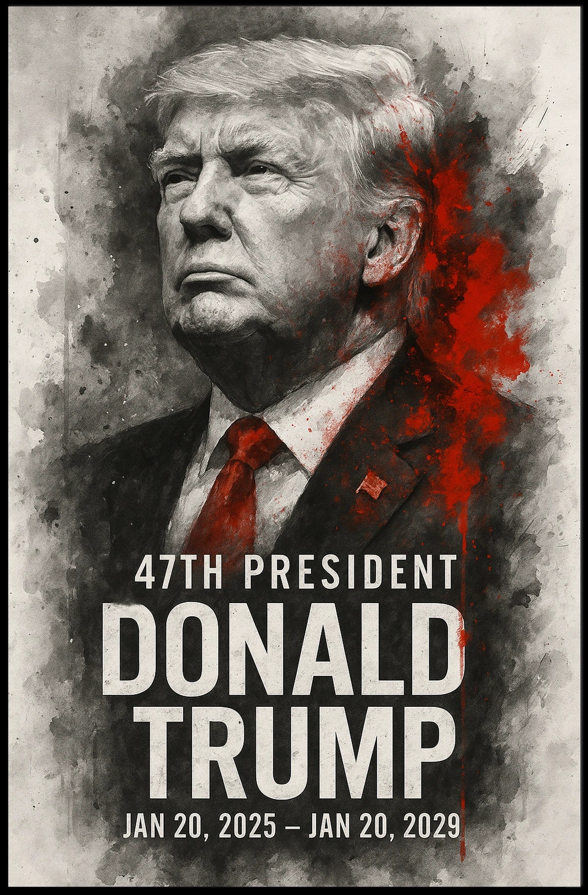 Donald Trump 47th President Poster