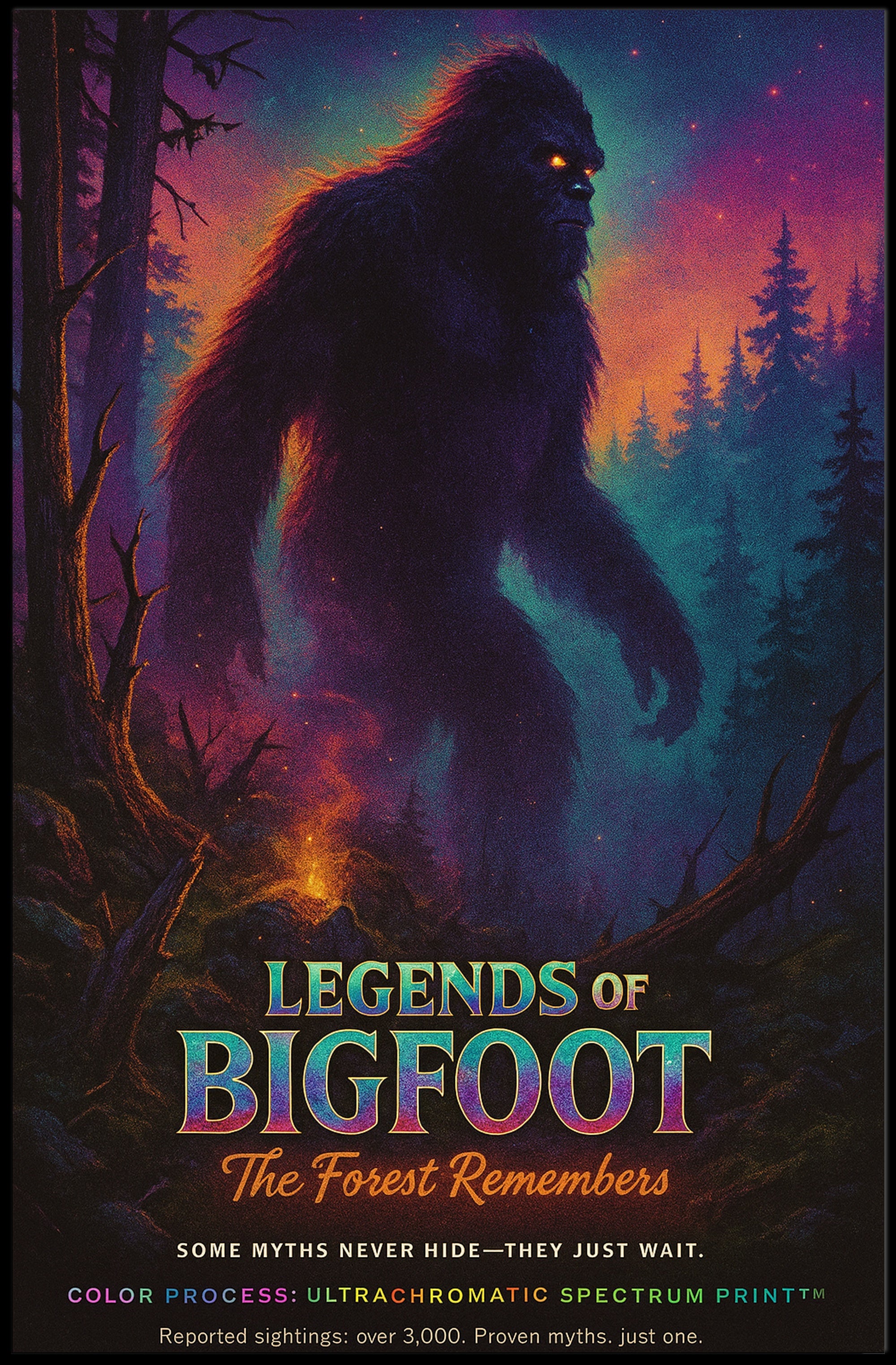 Legends of Bigfoot Poster PosterGoat